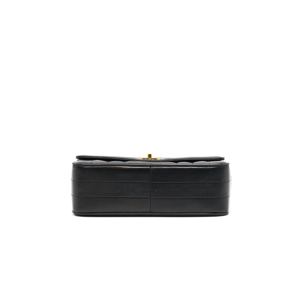 Chanel Vintage Lambskin Kelly Bag black
