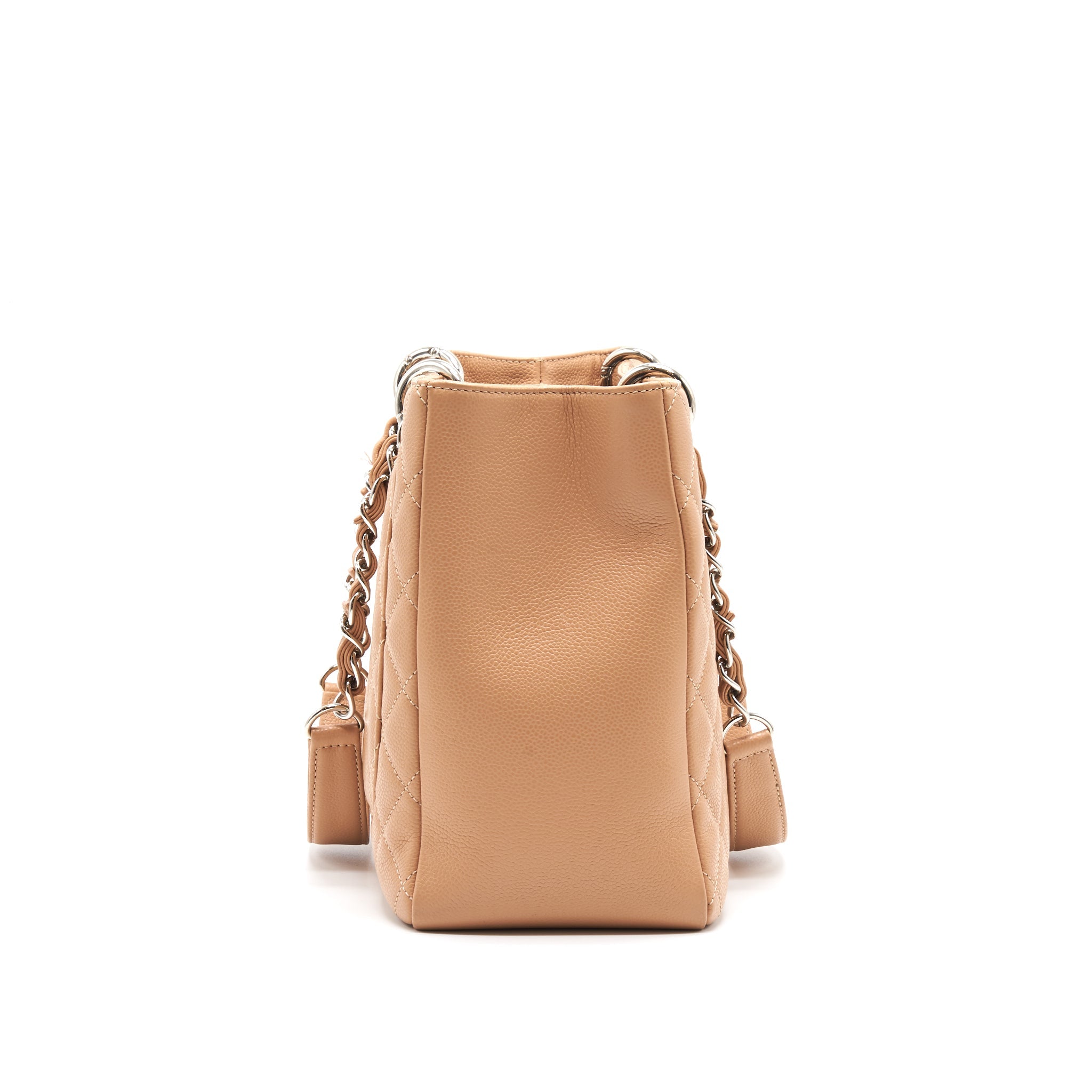 Chanel Grand Shopping Tote Dark Beige