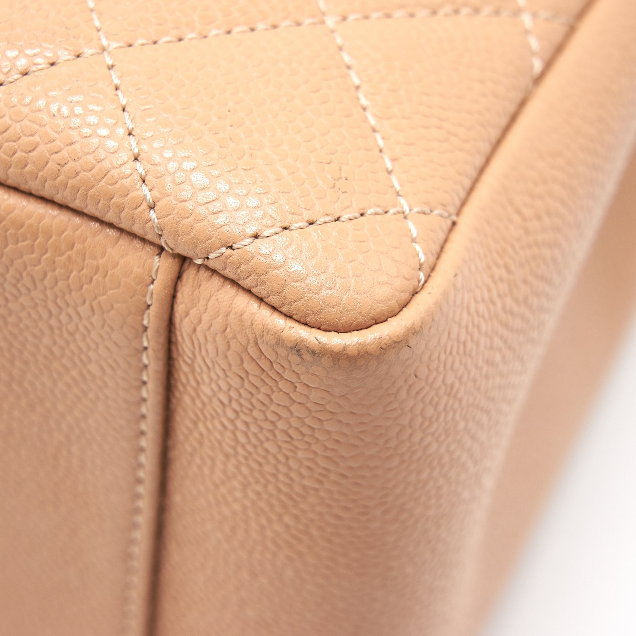 Chanel Grand Shopping Tote Dark Beige