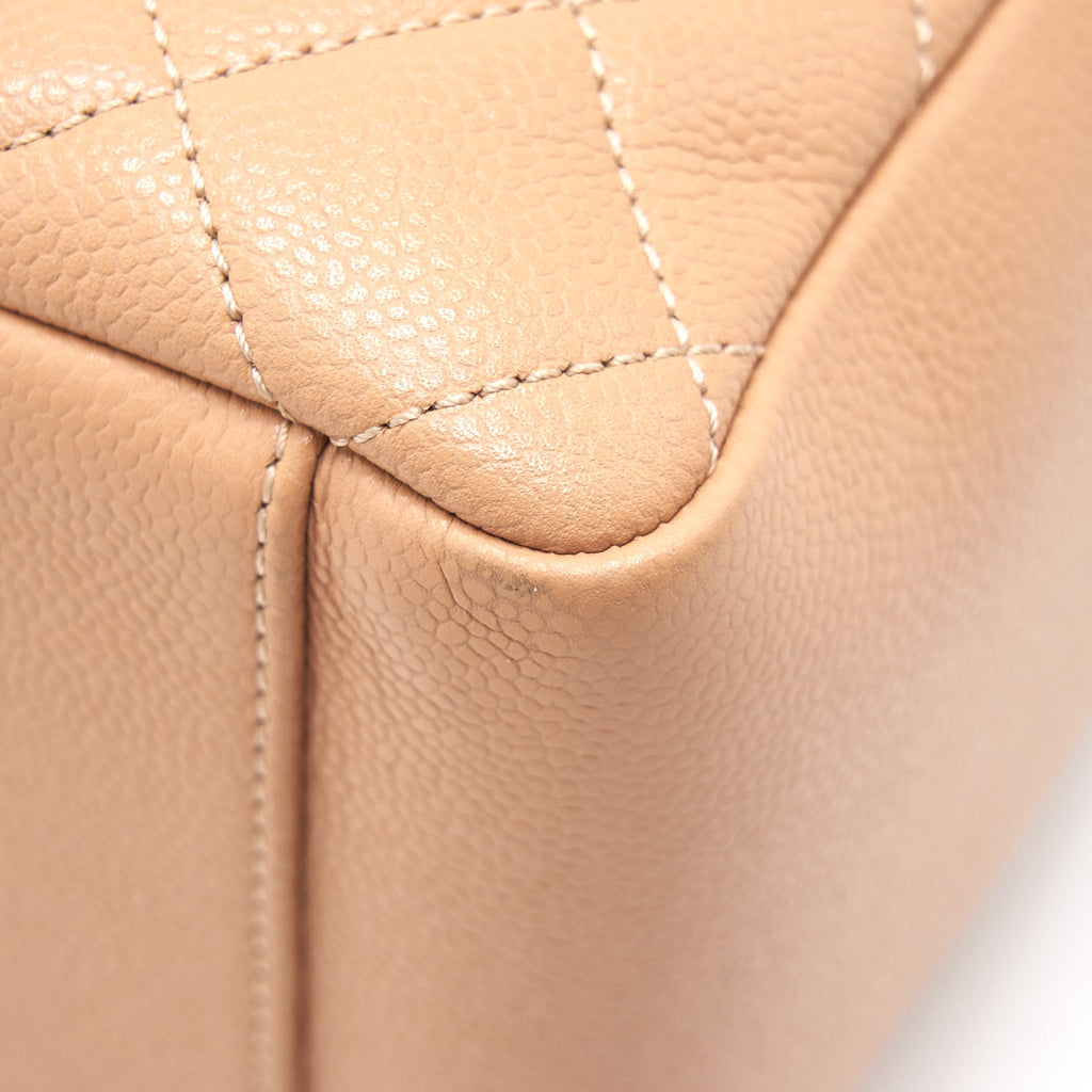 Chanel Grand Shopping Tote Dark Beige