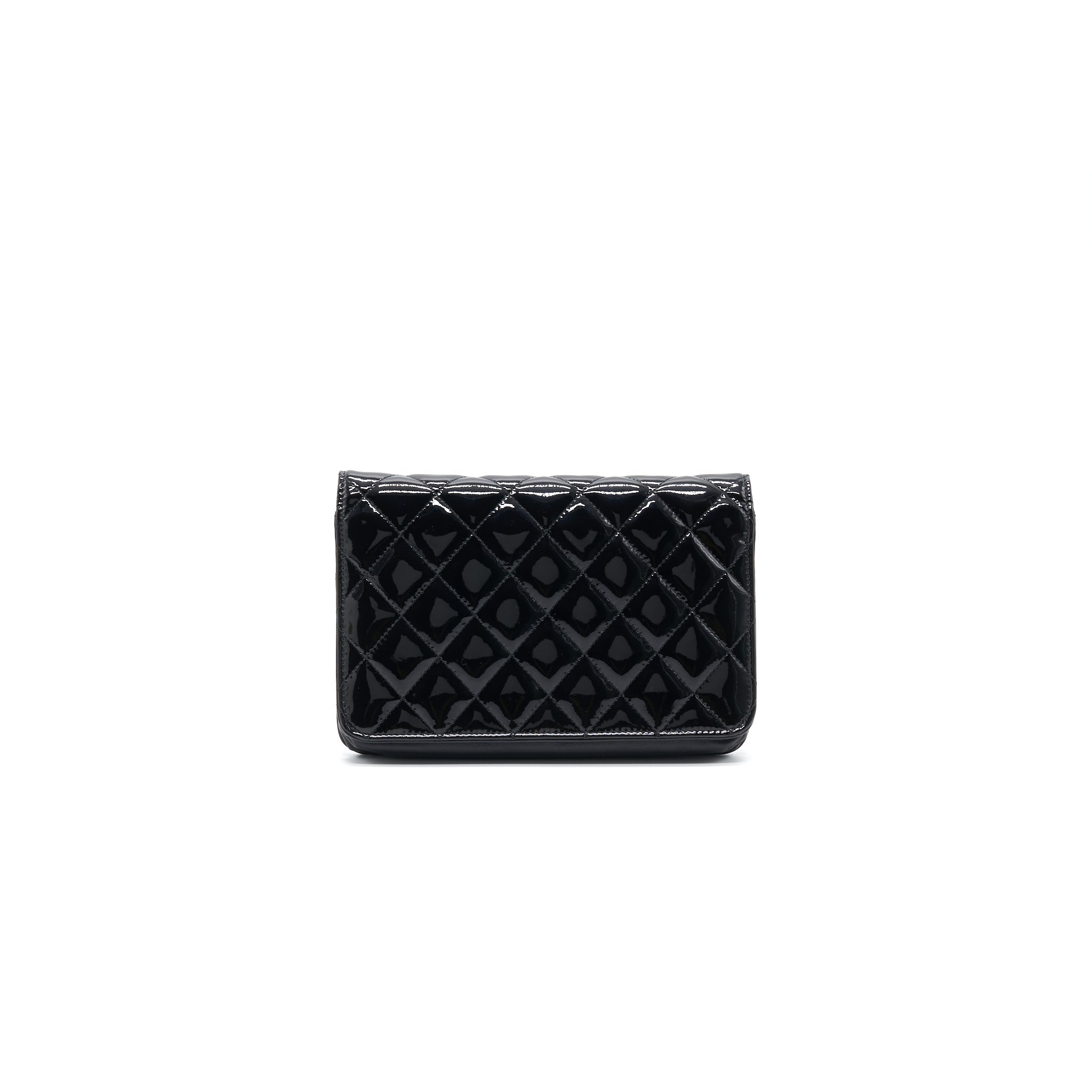 Chanel Wallet on Chain Patent leather black