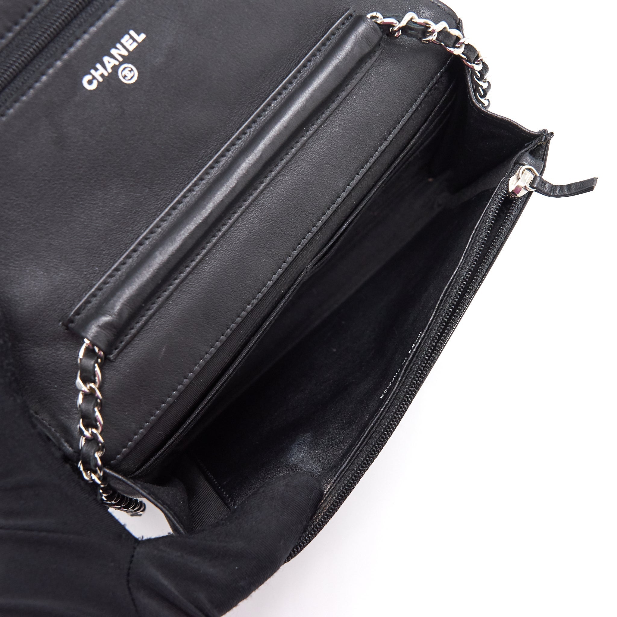 Chanel Wallet on Chain Patent leather black