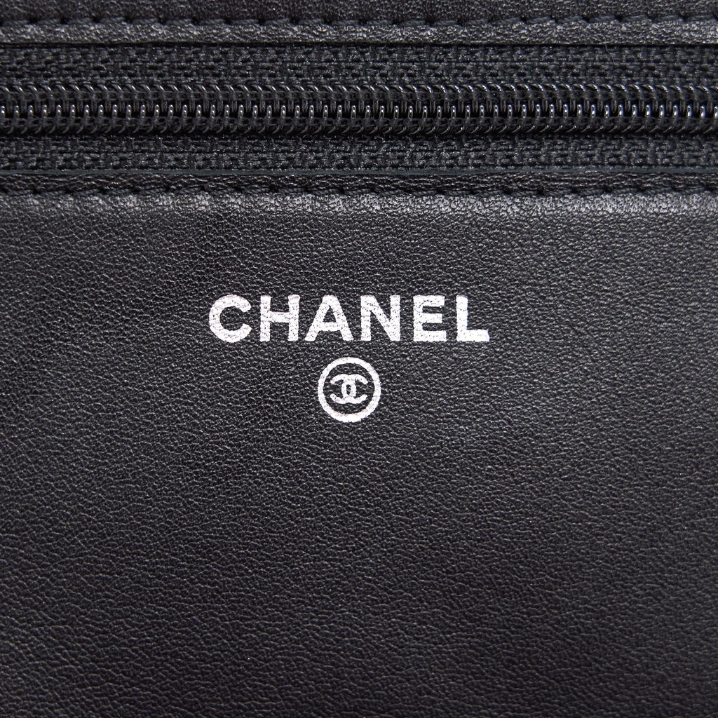 Chanel Wallet on Chain Patent leather black