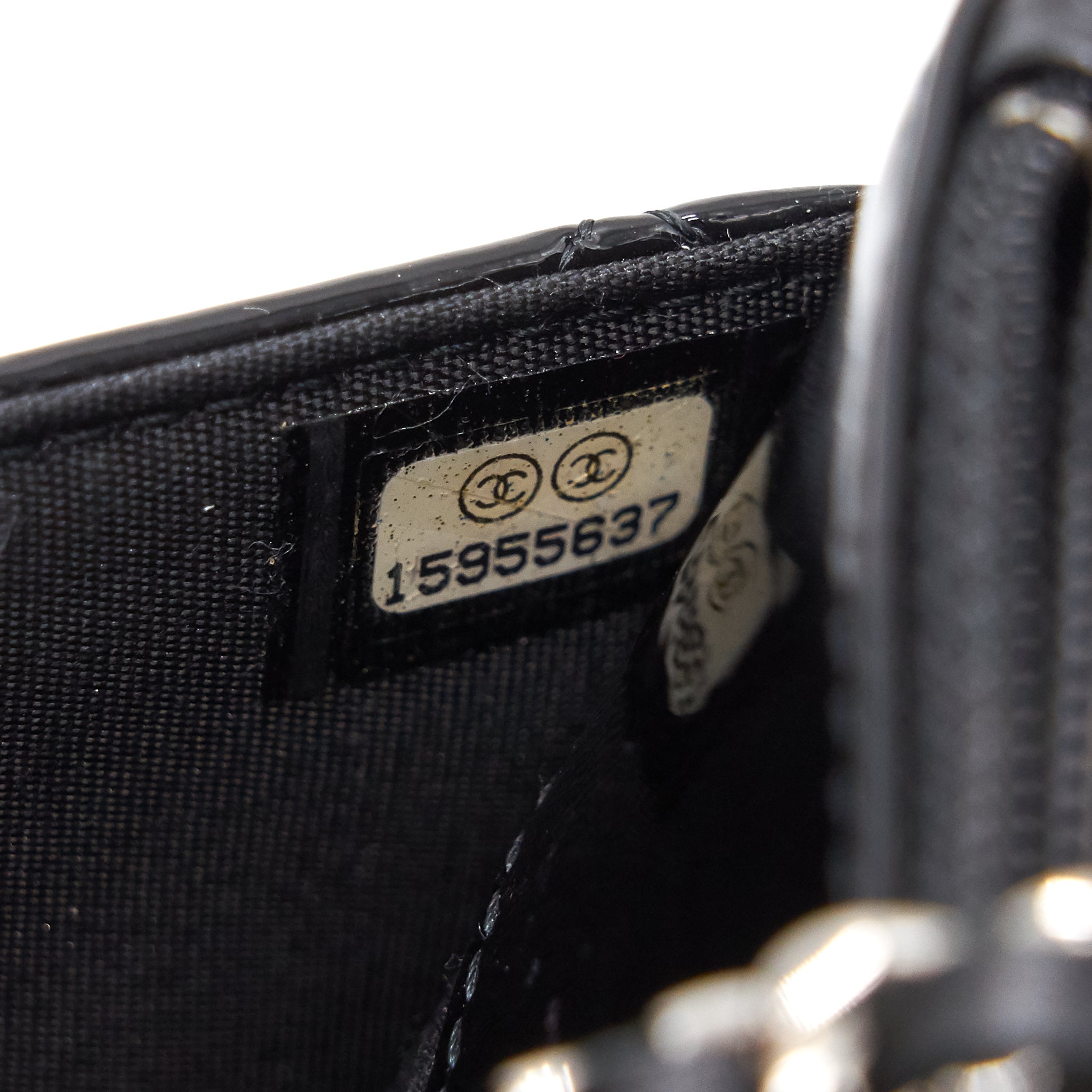 Chanel Wallet on Chain Patent leather black