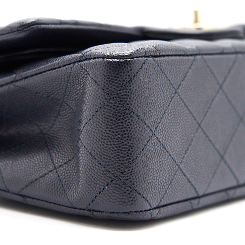 Chanel medium 25cm Classiccal double flap cavier Navy L year 2020