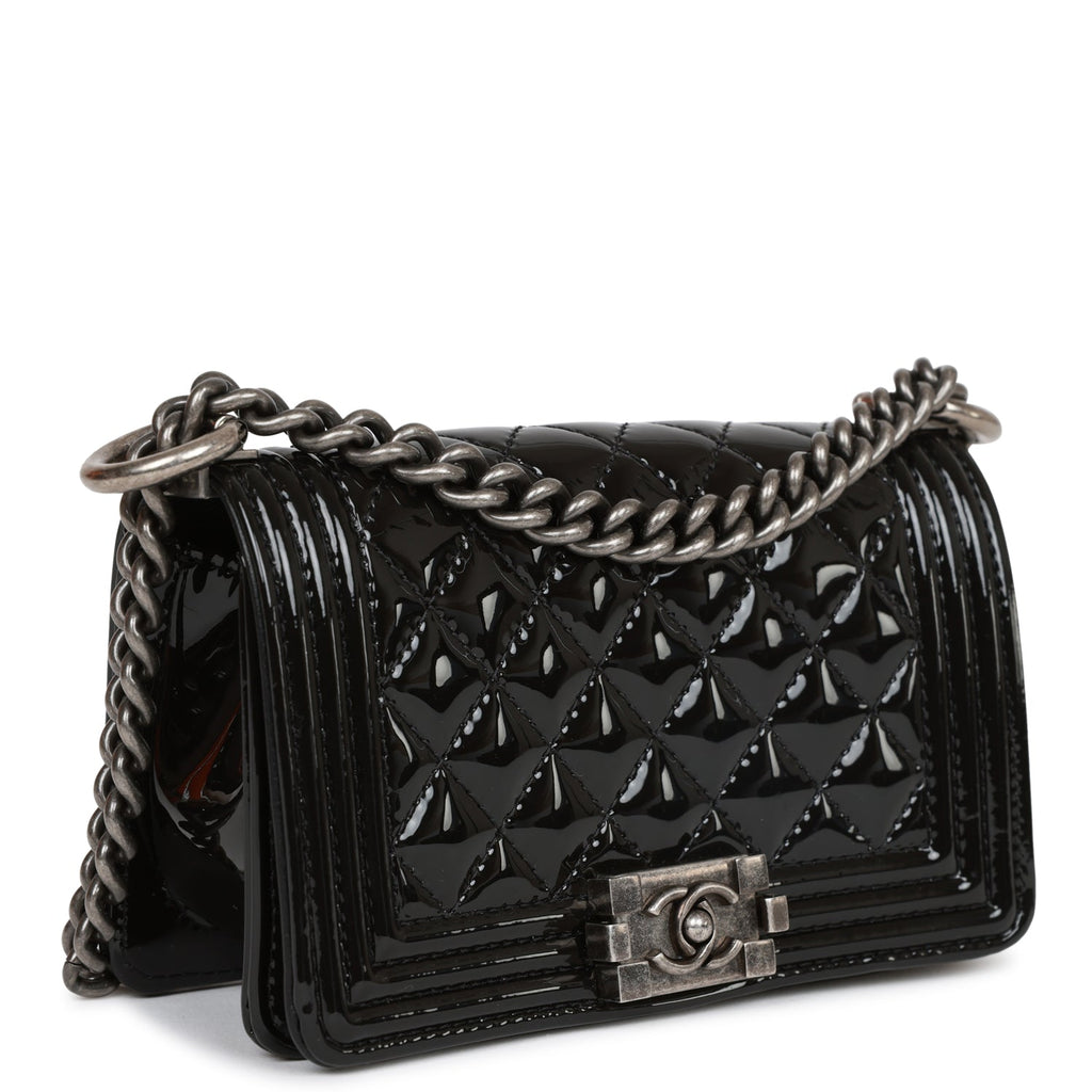Chanel Success Story Black Lambskin Trunk Set of 4 Mini Bags