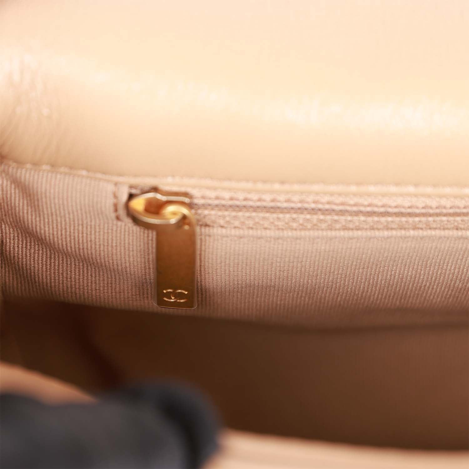 Chanel Medium 19 Flap Bag Dark Beige Calfskin Mixed Hardware