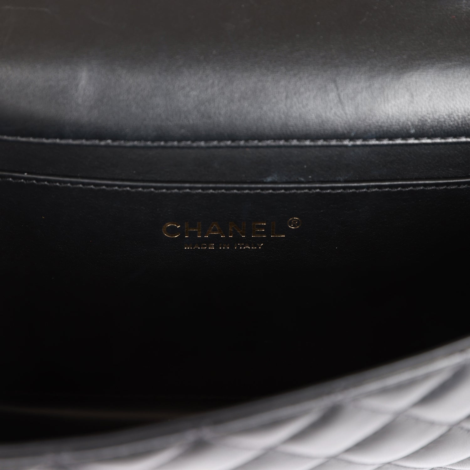 Chanel Fantasy Pearls Large Evening Flap Bag Black Lambskin Light Gold Hardware