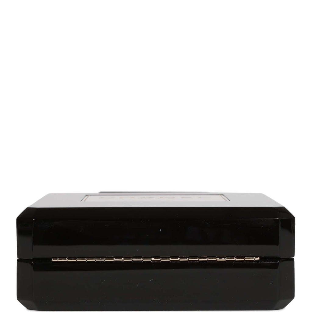 Chanel Minaudiere Perfume Clutch Black Acrylic Light Gold Hardware