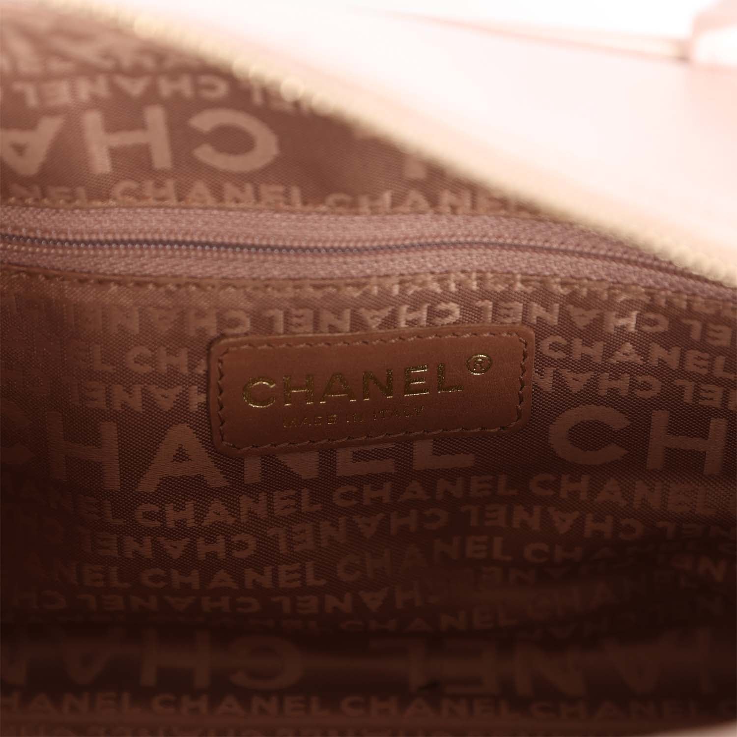 Chanel Vintage Timeless Bowler Light Pink Caviar Gold Hardware