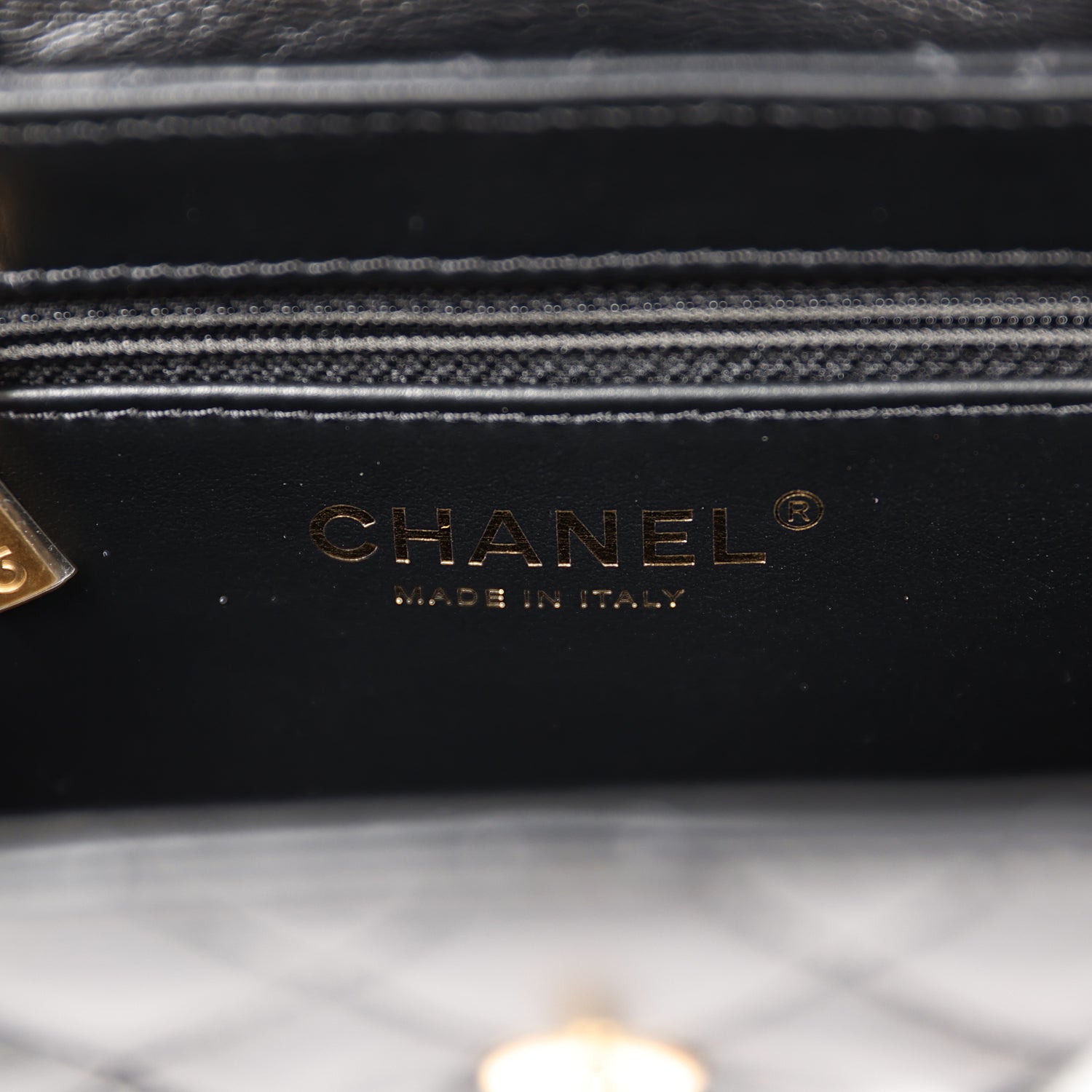 Chanel Small Kelly Shopper Black Shiny Aged Calfskin Brushed Gold Hardware