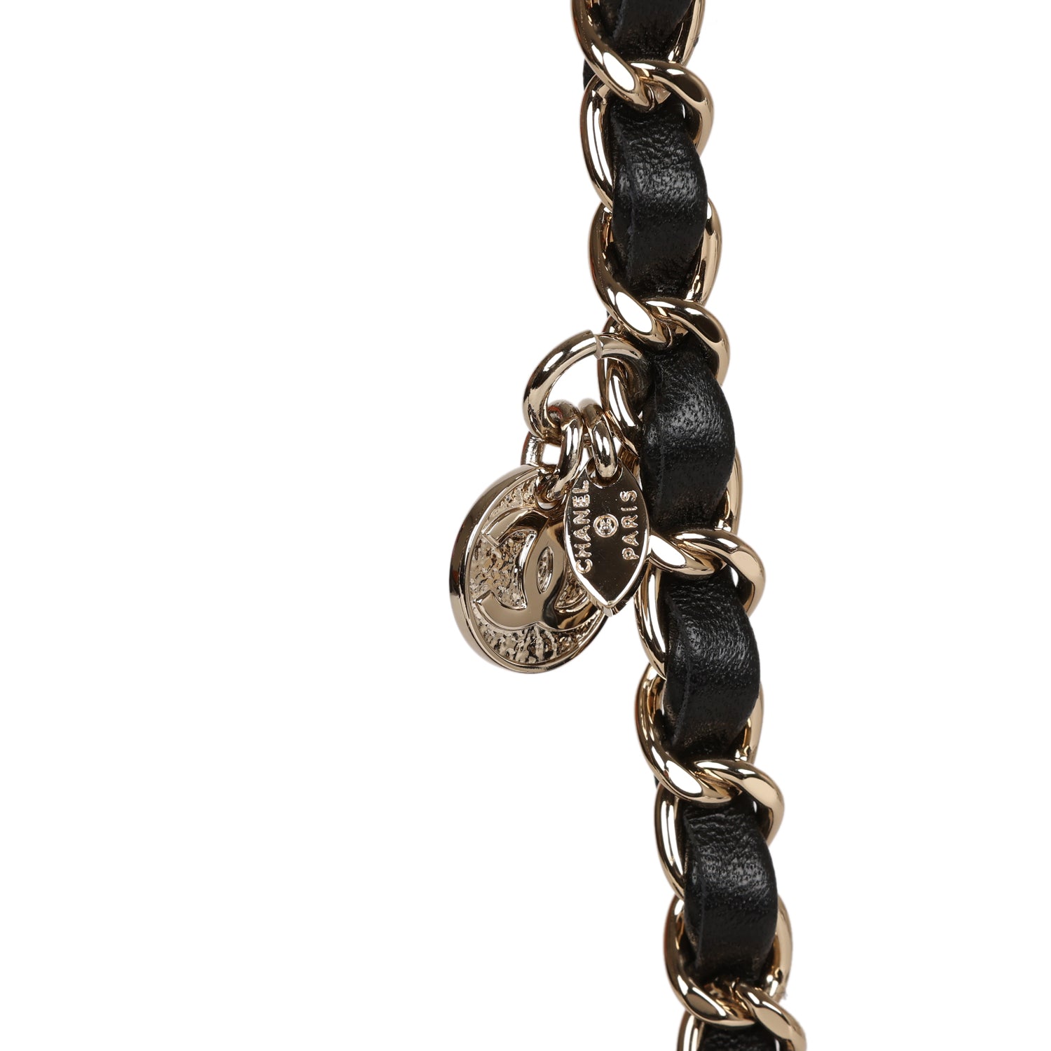 Chanel Mini Camellia Closure Flap Black and Pink Tweed Gold Hardware