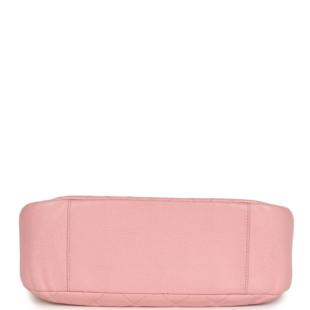 Chanel Vintage Timeless Shoulder Bag Pink Caviar Gold Hardware