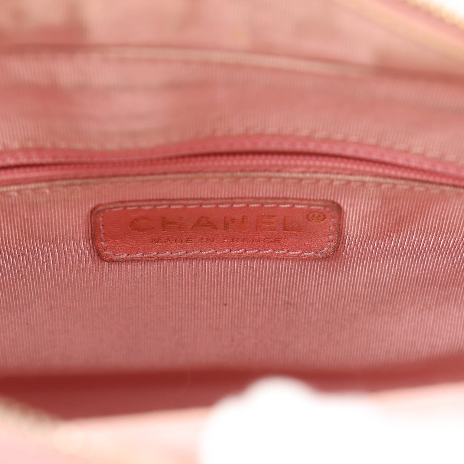 Chanel Vintage Timeless Shoulder Bag Pink Caviar Gold Hardware