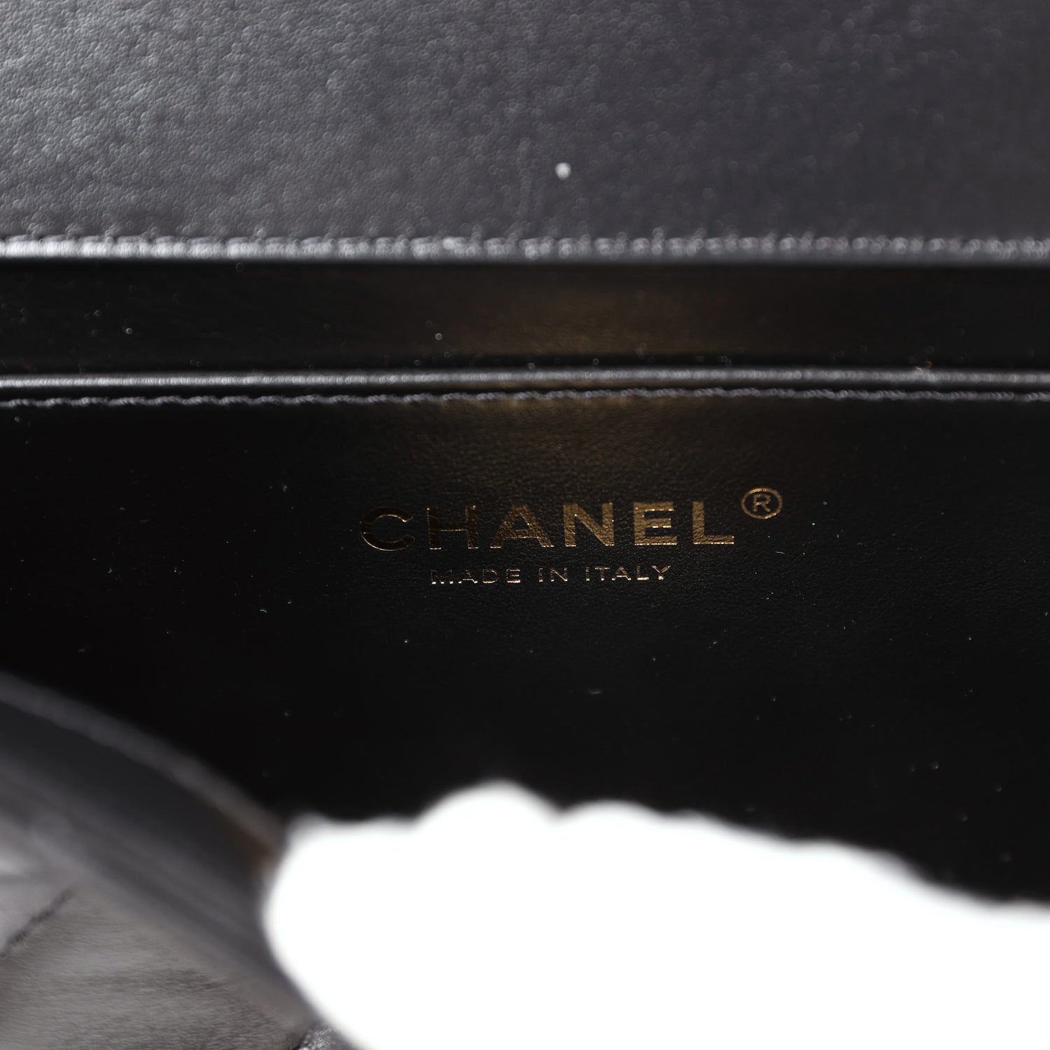 Chanel Small Perfect Fit Flap Black Shiny Calfskin Brushed Gold Hardware