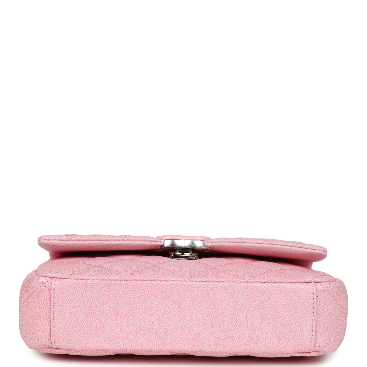 Chanel Mini Flap Bag Pink Ombre Caviar Lacquered Metal Hardware