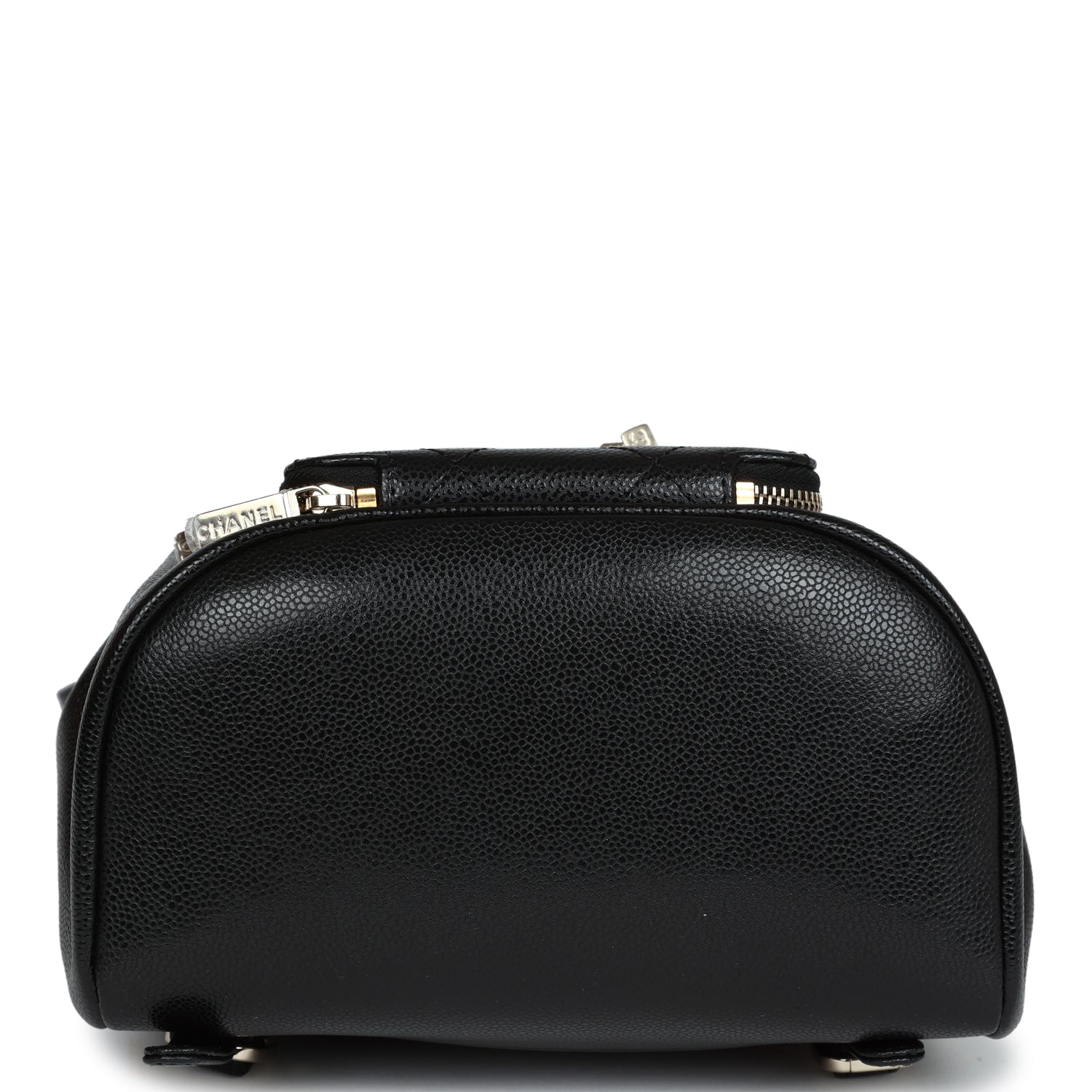 Chanel Small Business Affinity Backpack Black Caviar Light Gold Hardware