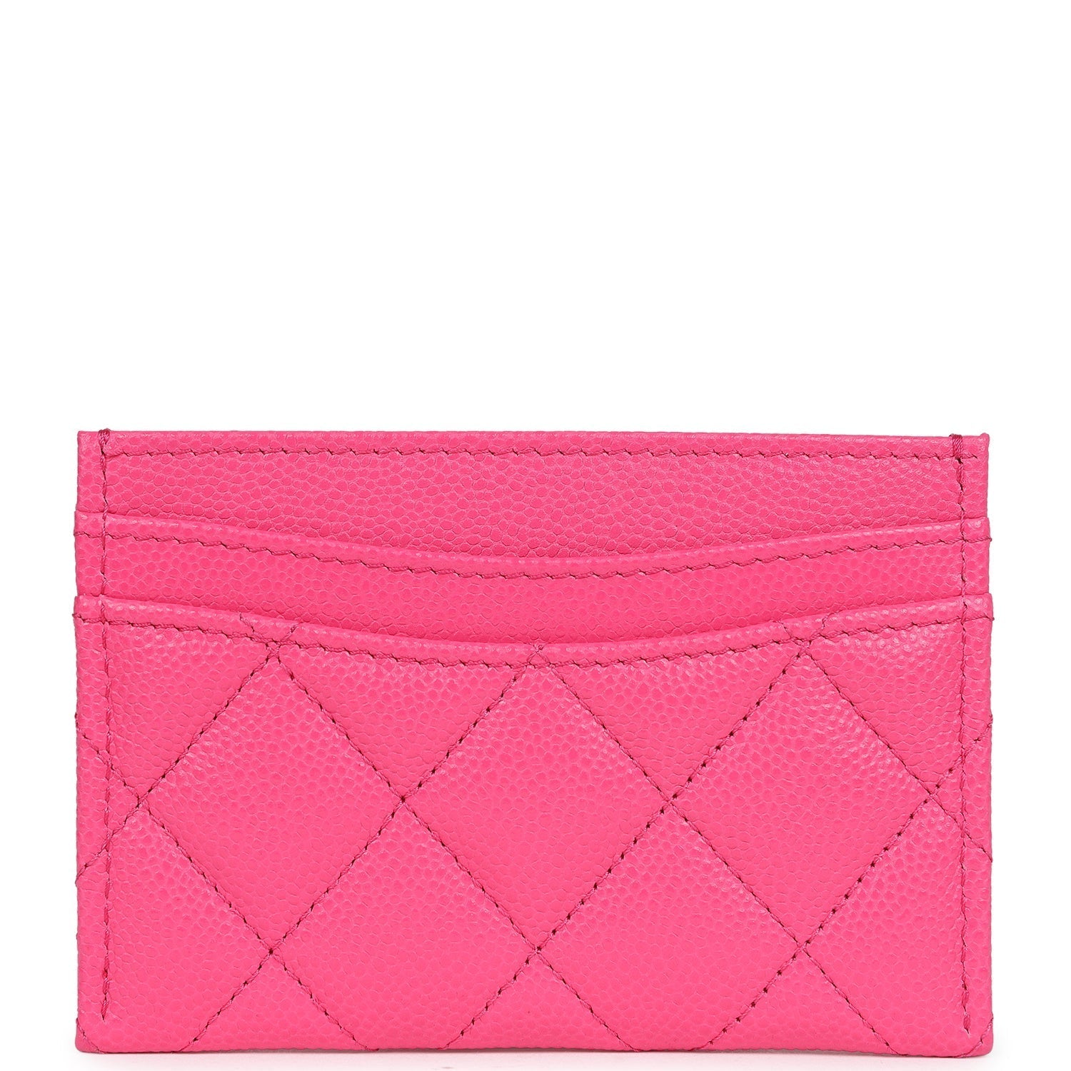 Chanel  Holder Wallet Hot Pink Gold Hardware