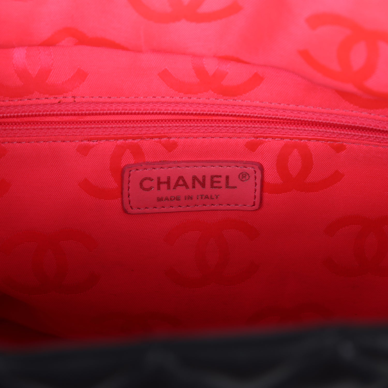 Chanel Large Cambon Ligne Tote Black Calfskin Silver Hardware