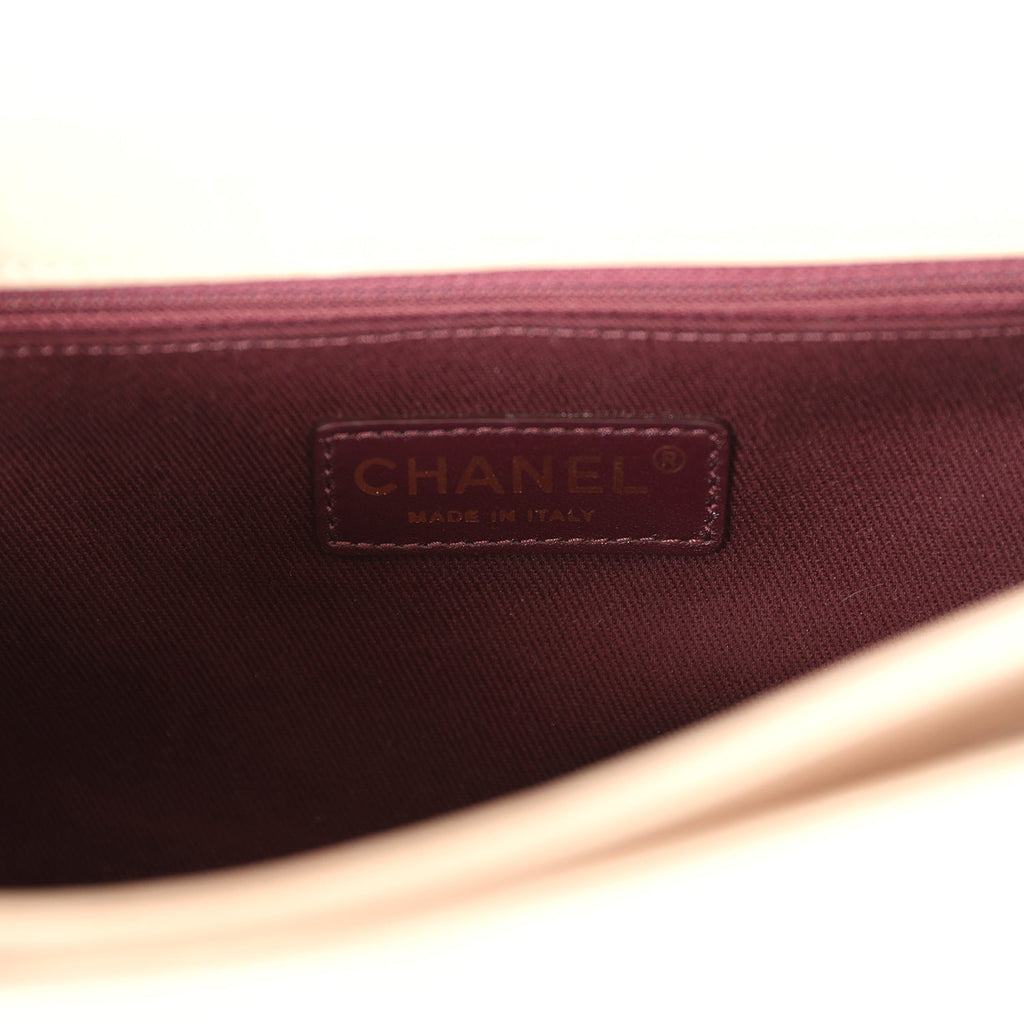 Chanel Perfect Edge Flap Bag Beige Aged Calfskin Antique Gold Hardware