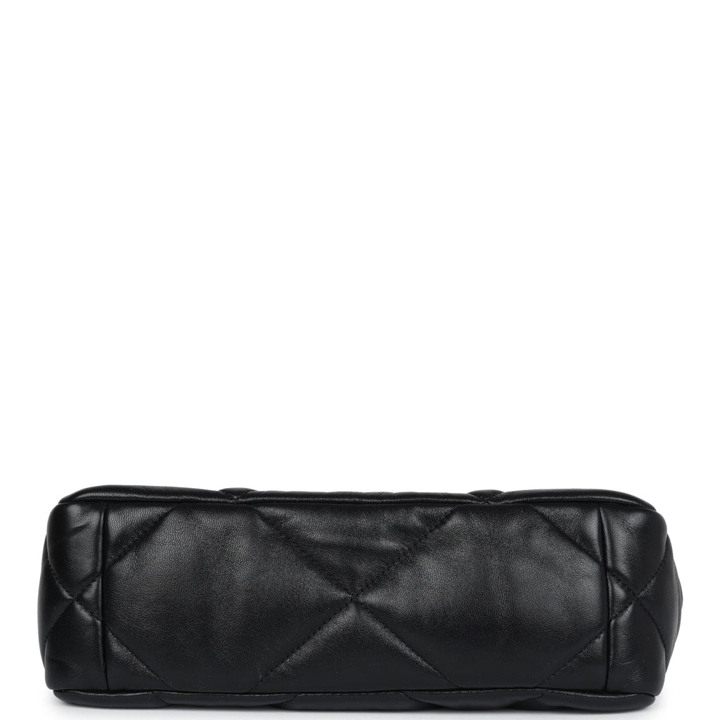 Chanel Medium 19 Flap Bag Black Lambskin Mixed Hardware