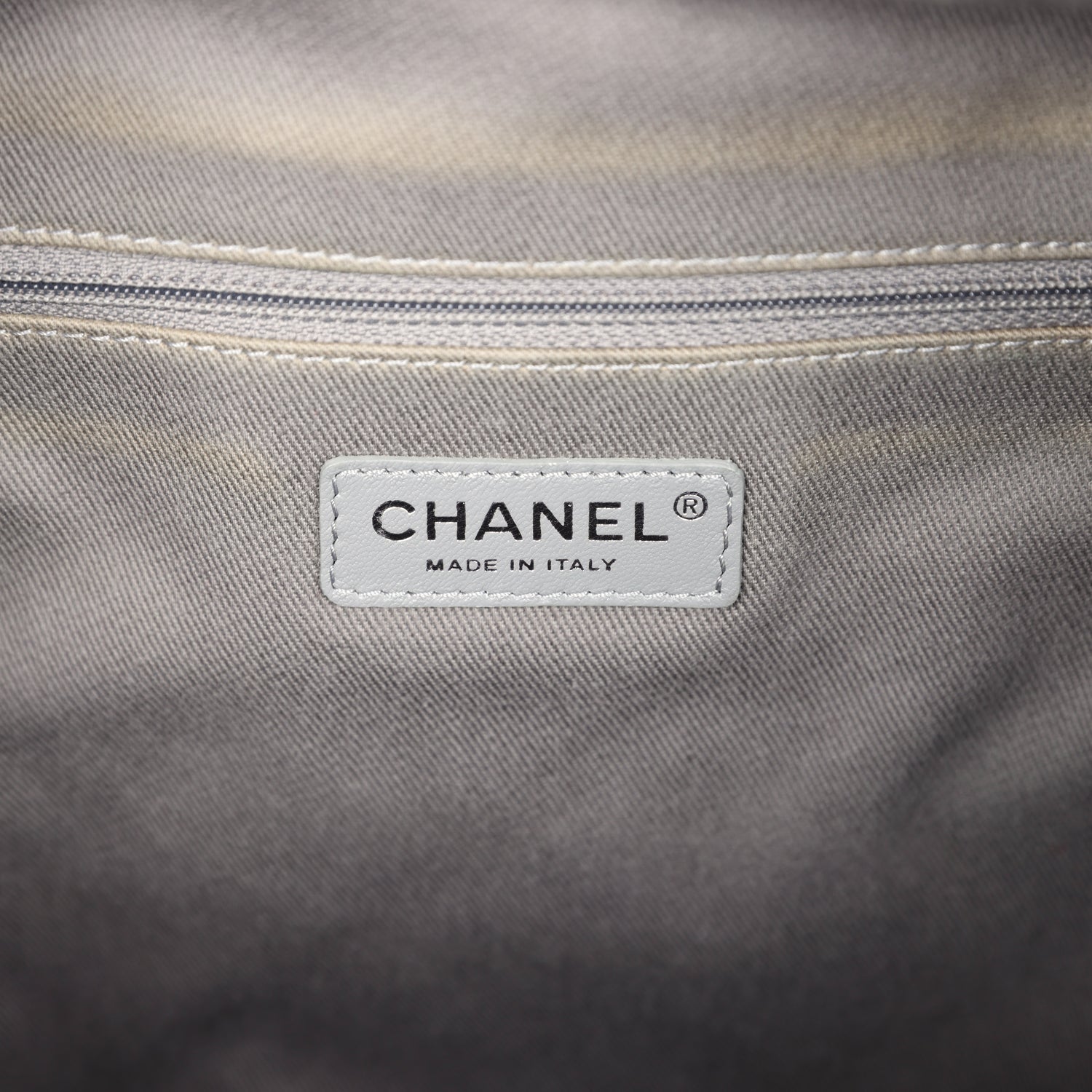Chanel Graffiti Backpack Beige Multicolored Canvas Silver Hardware