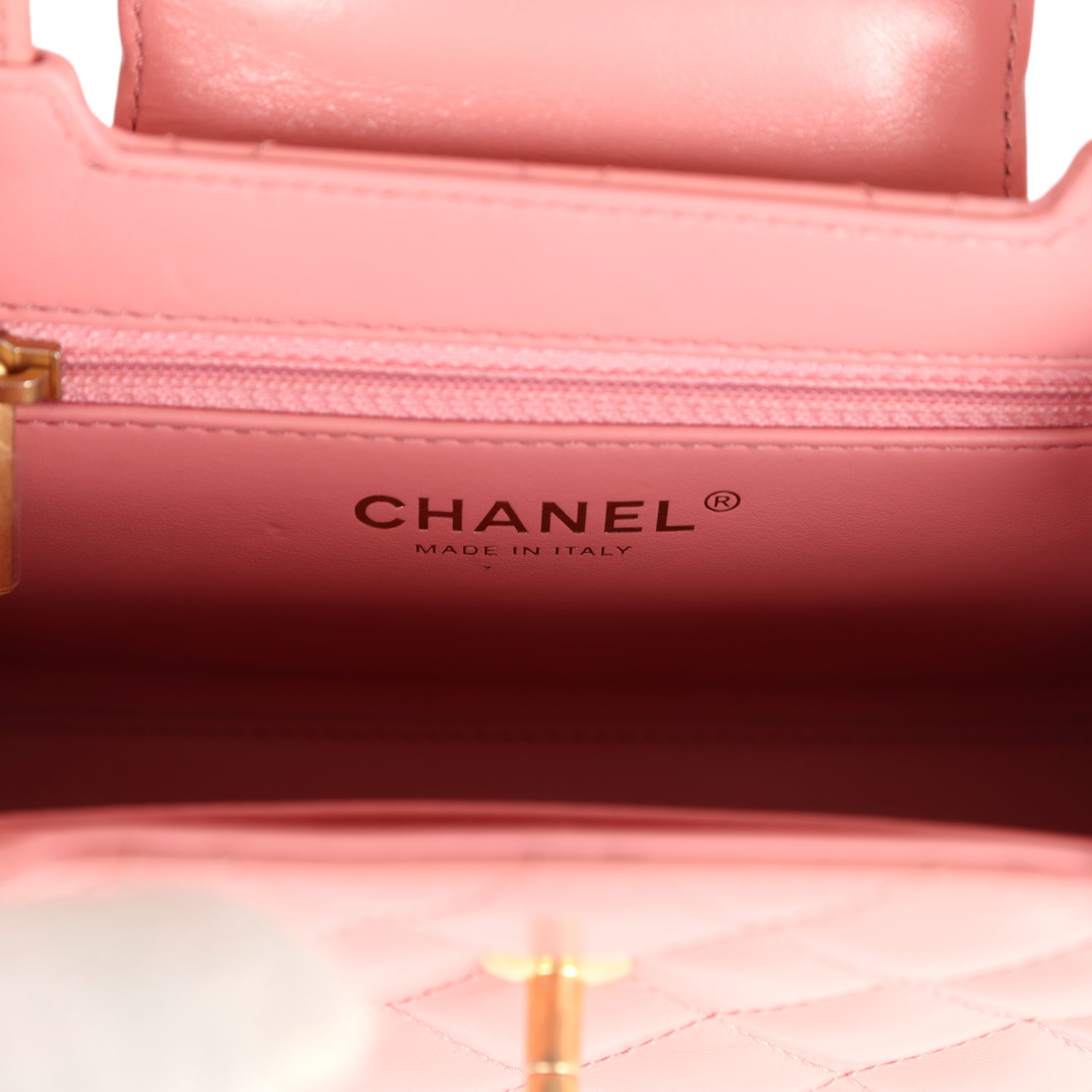 Chanel Small Kelly Shopper Pink Shiny Aged Calfskin Brushed Gold Hardware