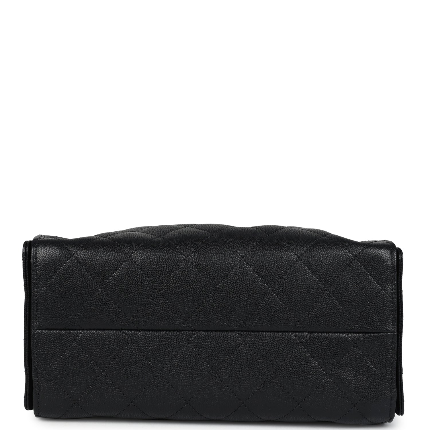 Chanel Small 25 Hobo Bag Black Caviar Antique Gold Hardware
