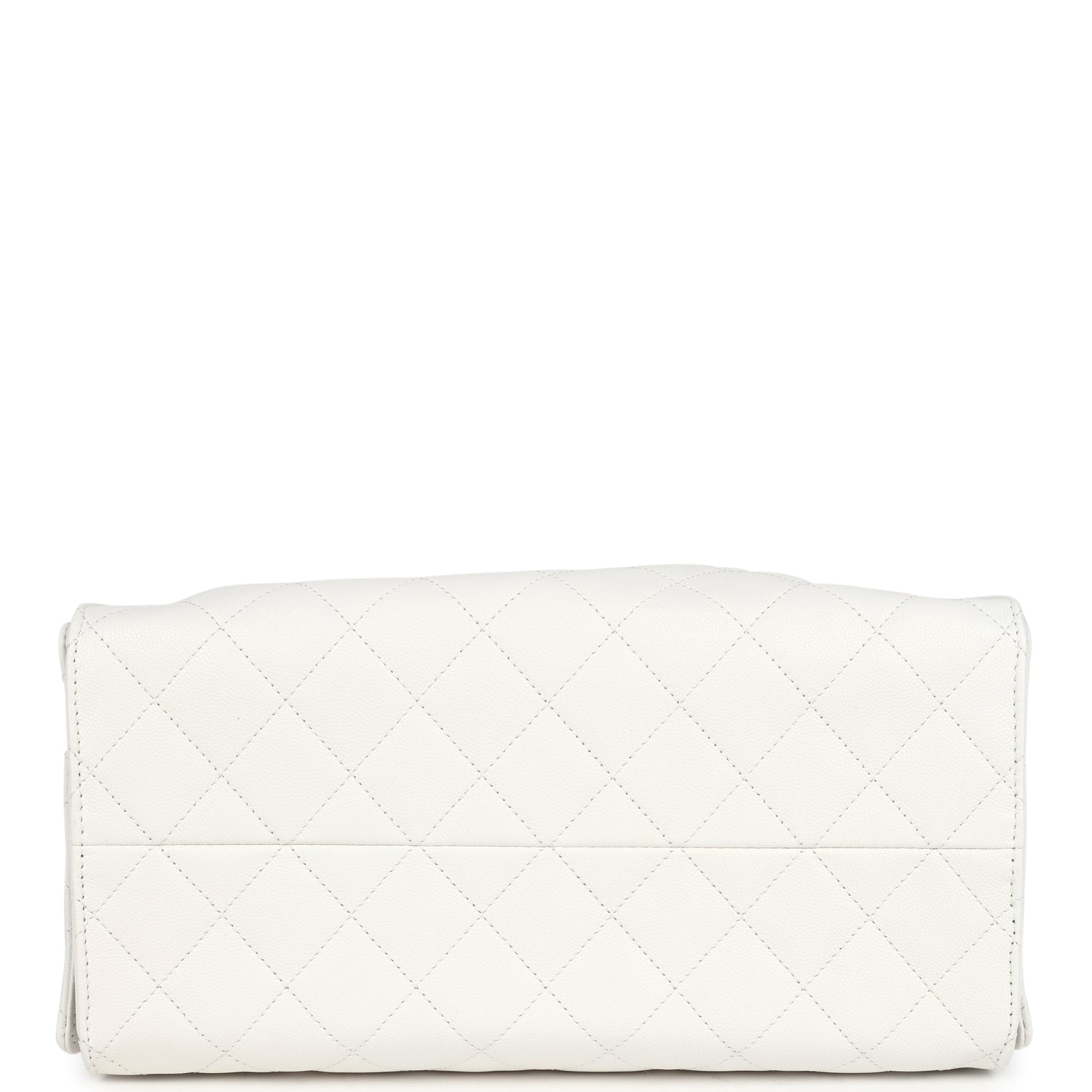 Chanel Medium 25 Hobo Bag White Caviar Antique Gold Hardware