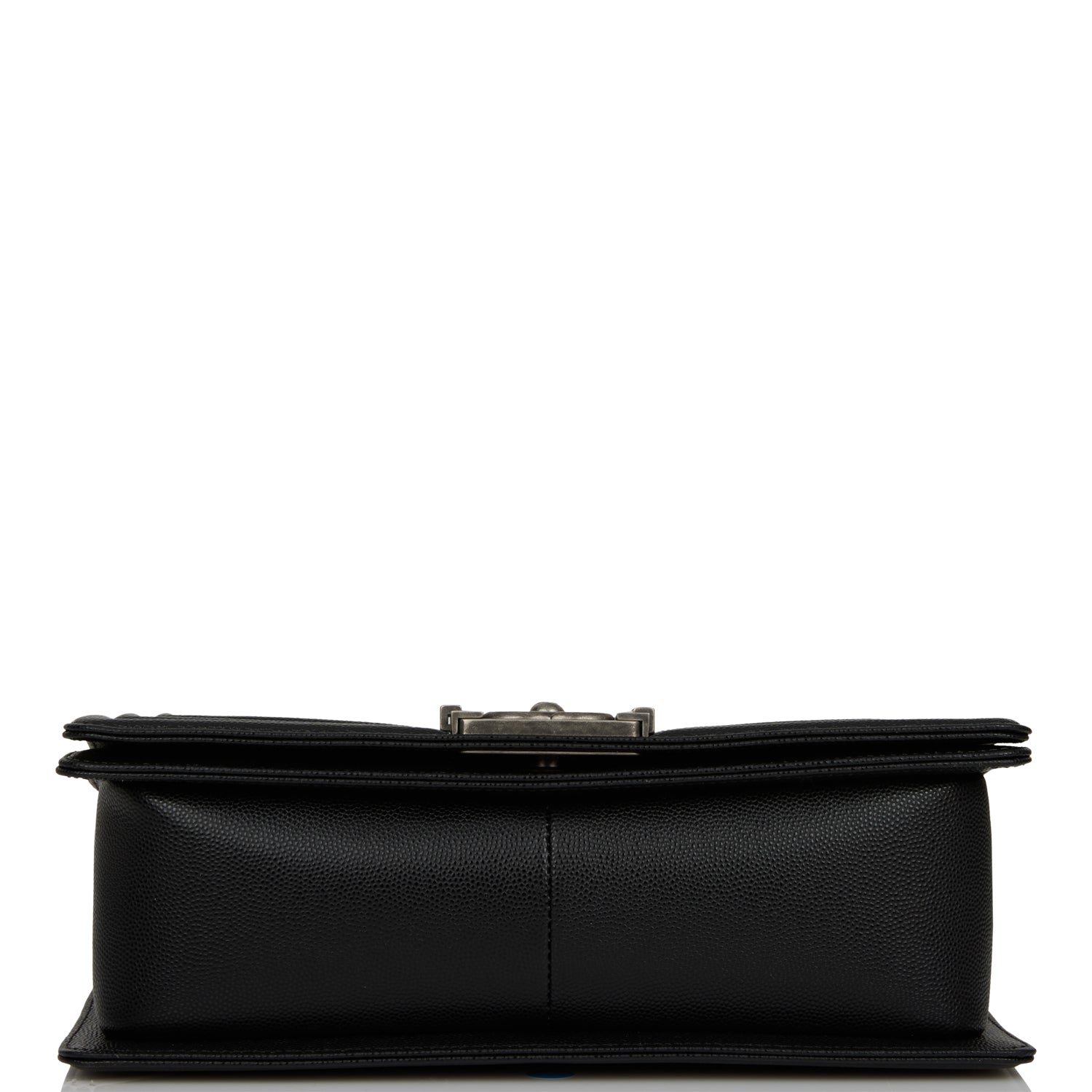 Chanel Medium Boy Bag Black Caviar Ruthenium Hardware