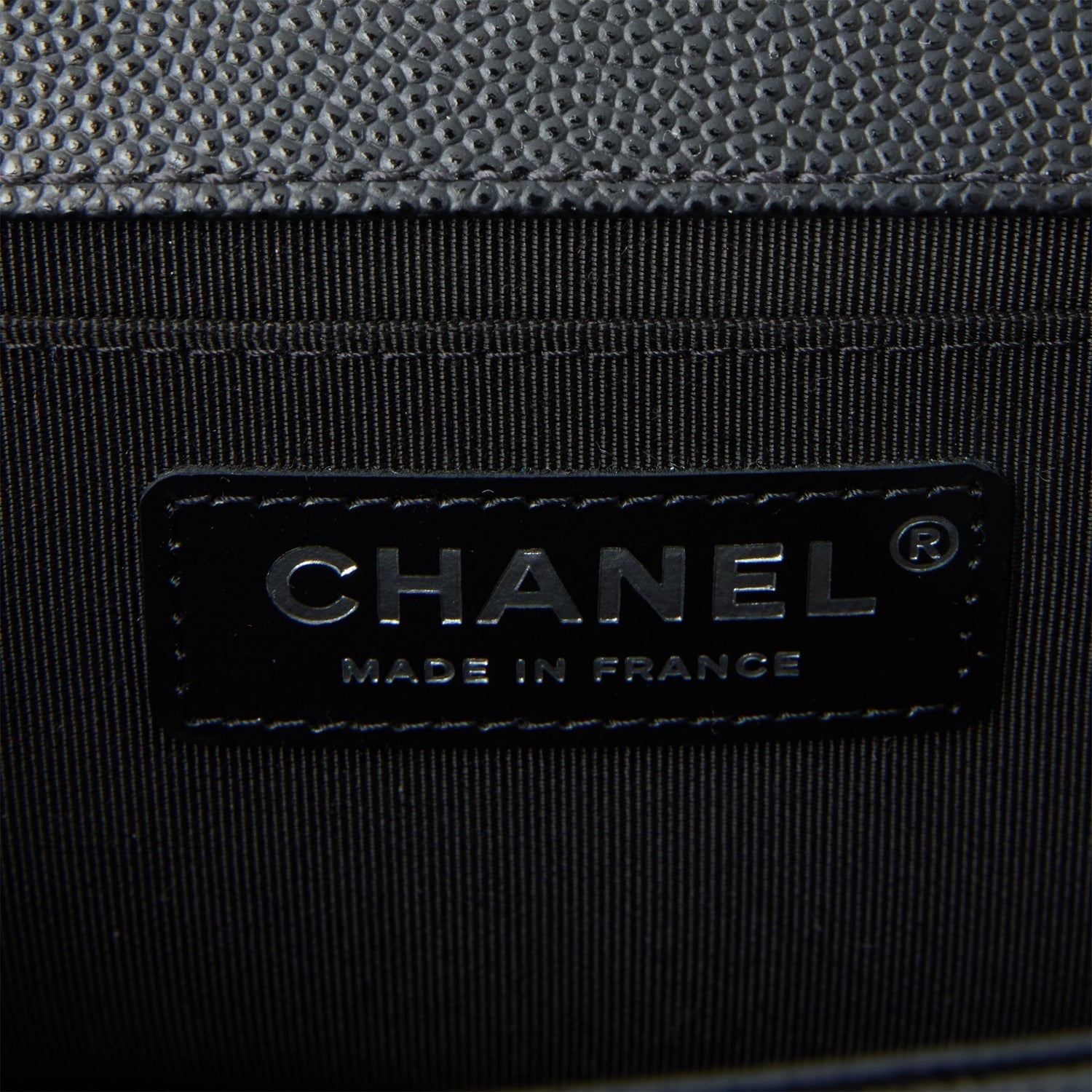 Chanel Medium Boy Bag Black Caviar Ruthenium Hardware