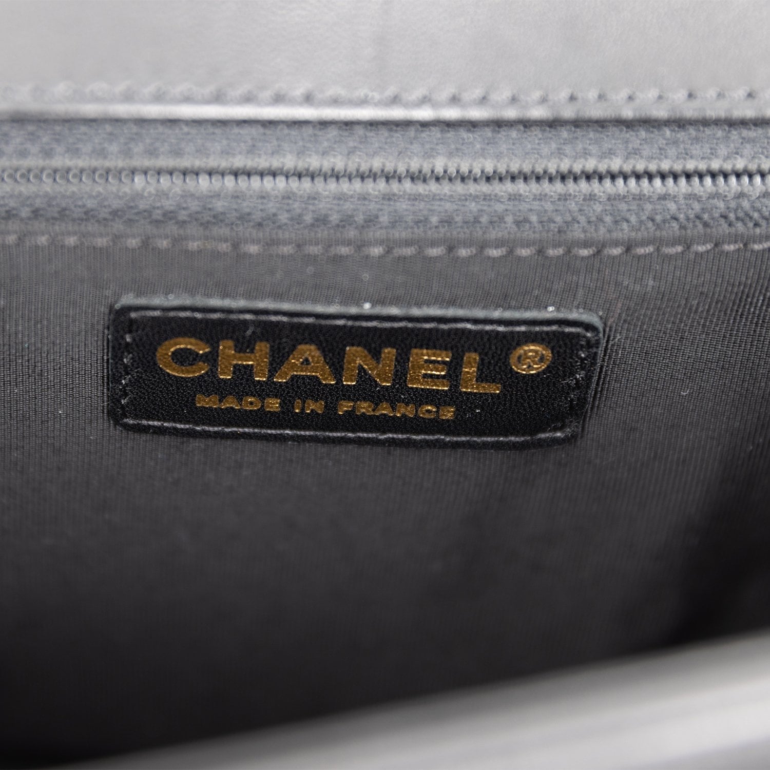 Chanel New Medium Boy Bag Black Lambskin Antique Gold Hardware