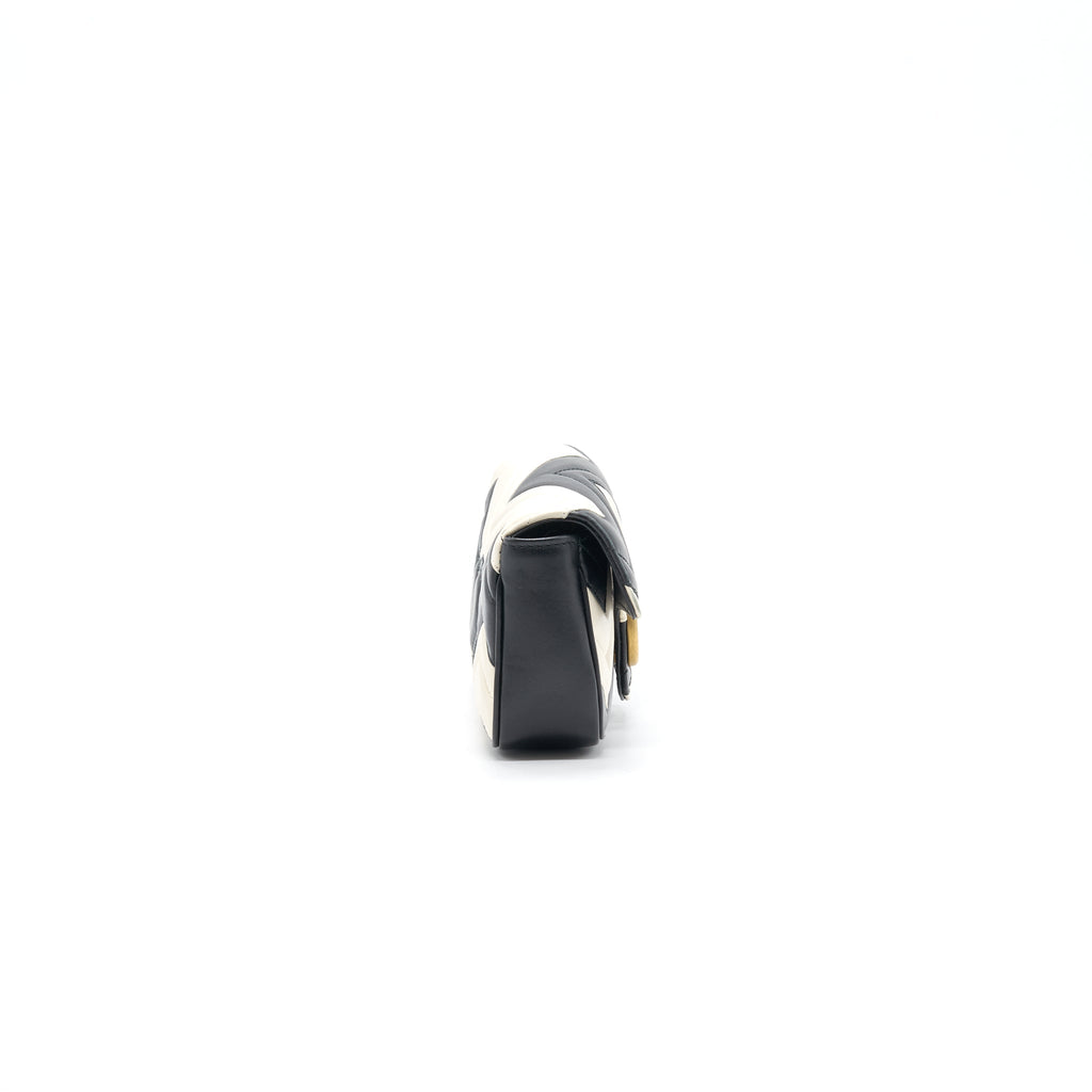 Gucci Marmont Super Mini Black and White