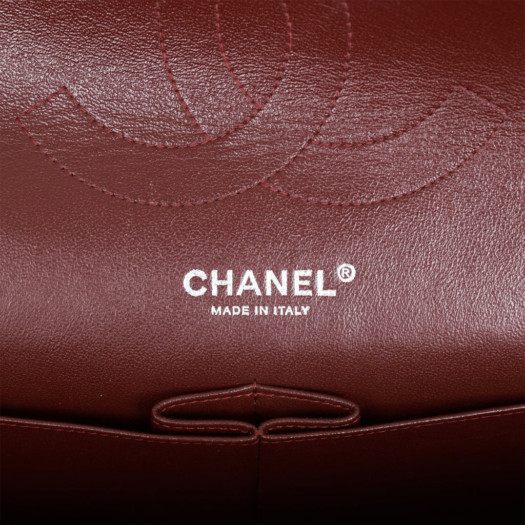 Chanel Jumbo Classic Double Flap Bag Black Caviar Silver Hardware