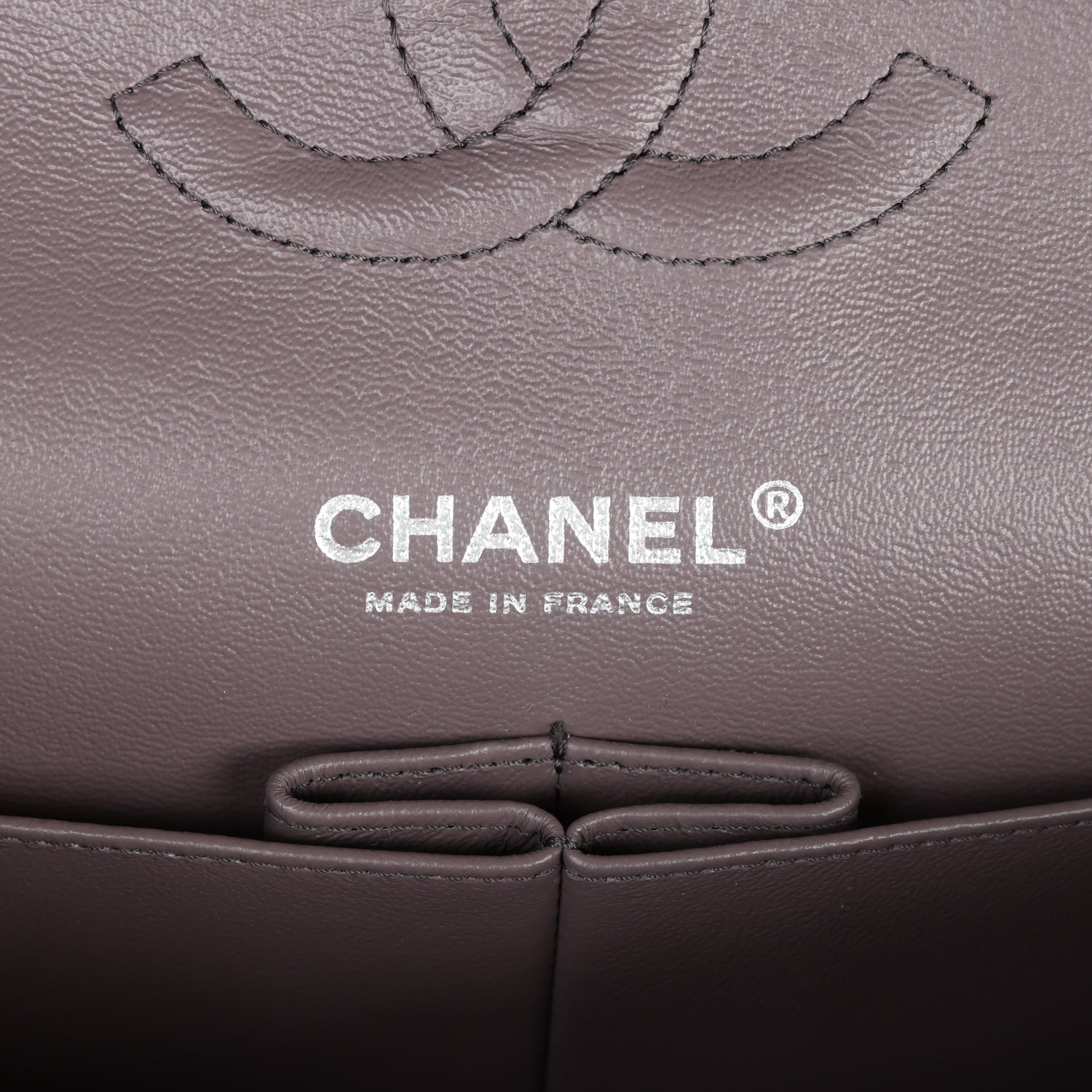 Chanel Medium Classic Double Flap Bag Iridescent Purple Mermaid Goatskin Rainbow Hardware