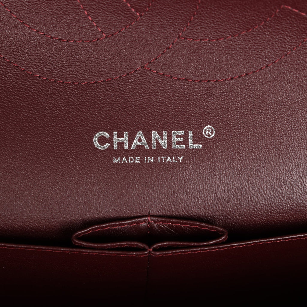 Chanel Jumbo Classic Double Flap Black Lambskin Silver Hardware