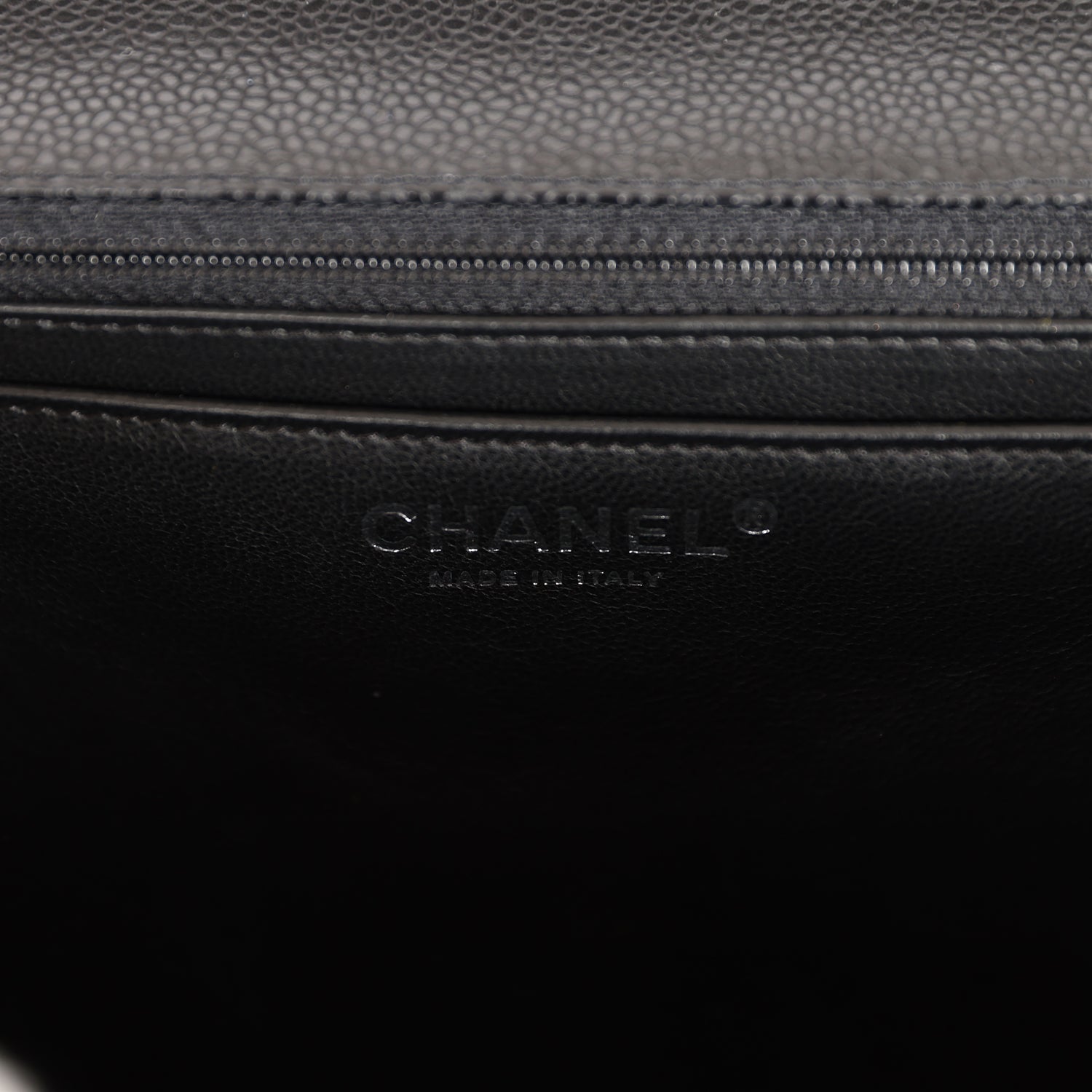 Chanel Maxi Classic Single Flap Bag Black Caviar Silver Hardware