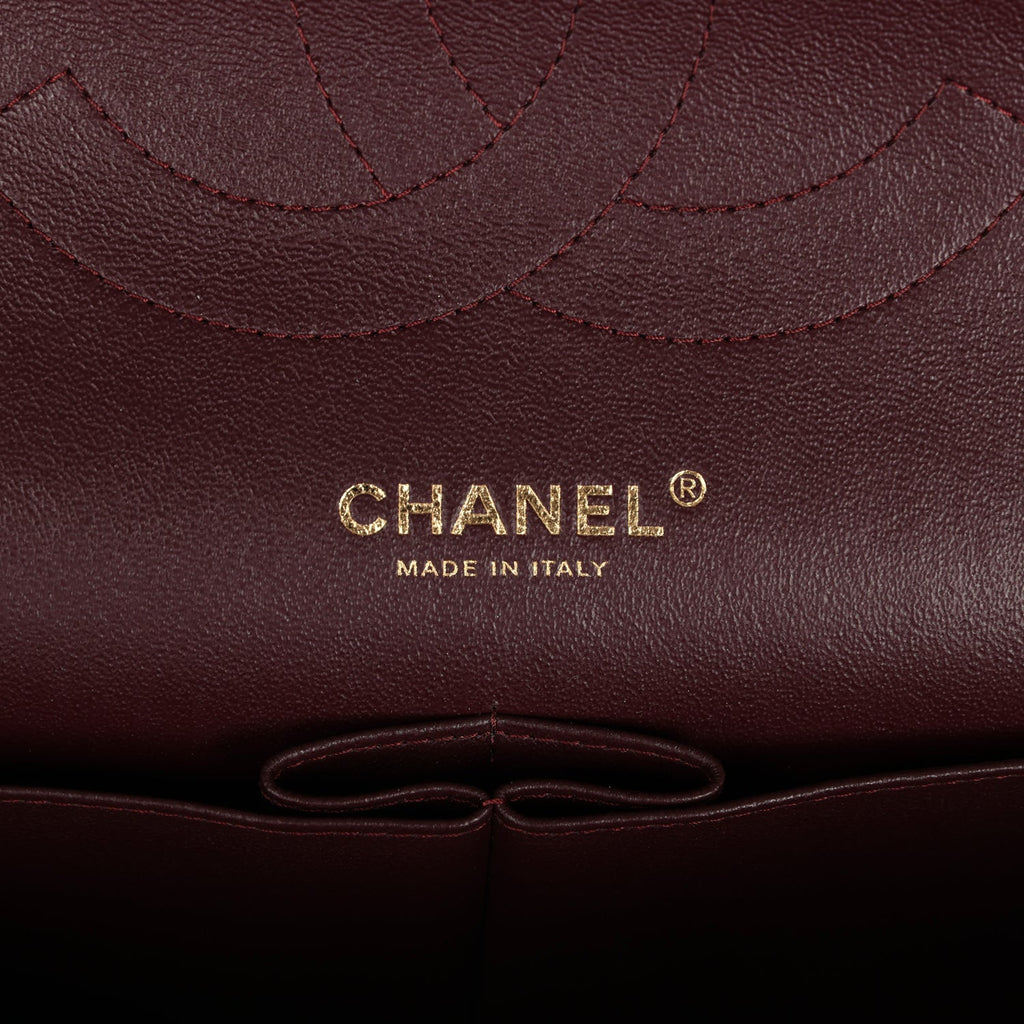 Chanel Jumbo Classic Double Flap Bag Black Caviar Gold Hardware
