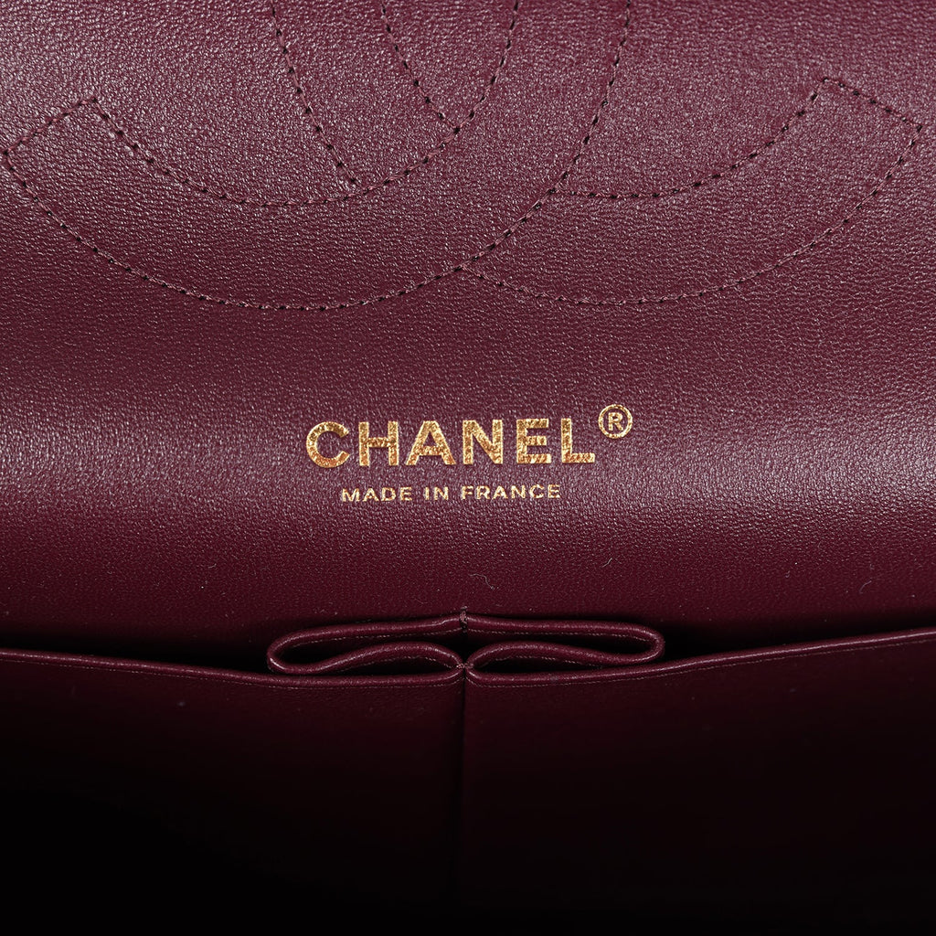 Chanel Jumbo Classic Double Flap Bag Red Lambskin Light Gold Hardware