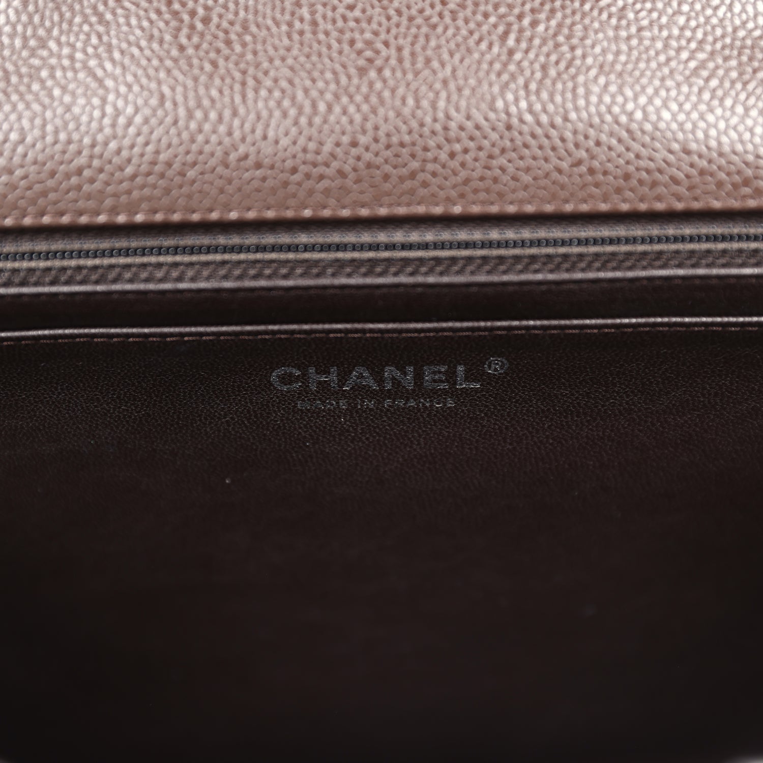 Chanel Jumbo Classic Single Flap Dark Brown Caviar Silver Hardware