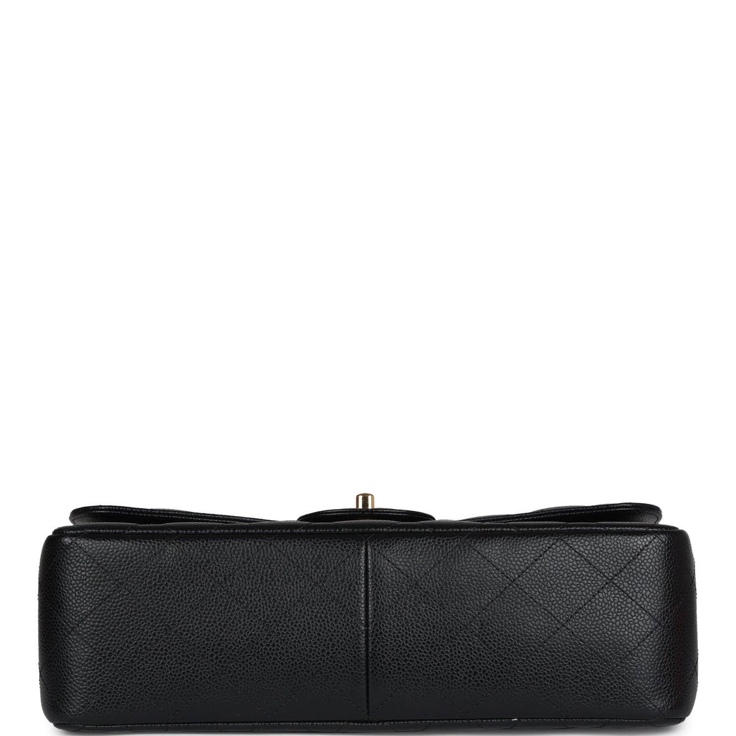 Chanel Jumbo Classic Double Flap Bag Black Caviar Gold Hardware