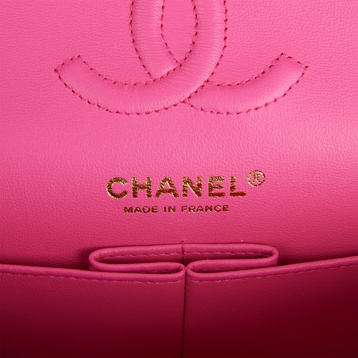 Chanel Small Classic Double Flap Pink Caviar Light Gold Hardware