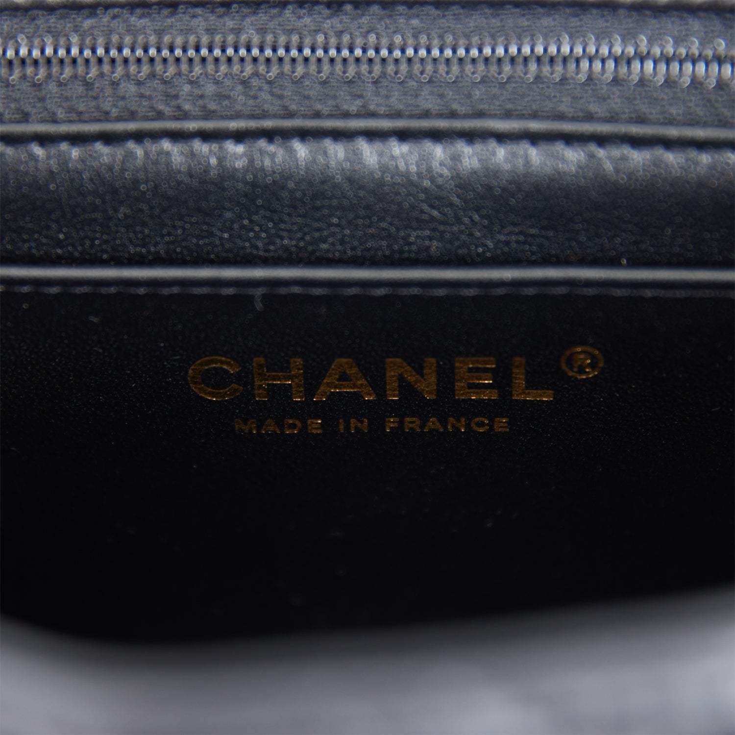 Chanel Mini Square Flap Bag Black Lambskin Light Gold Hardware