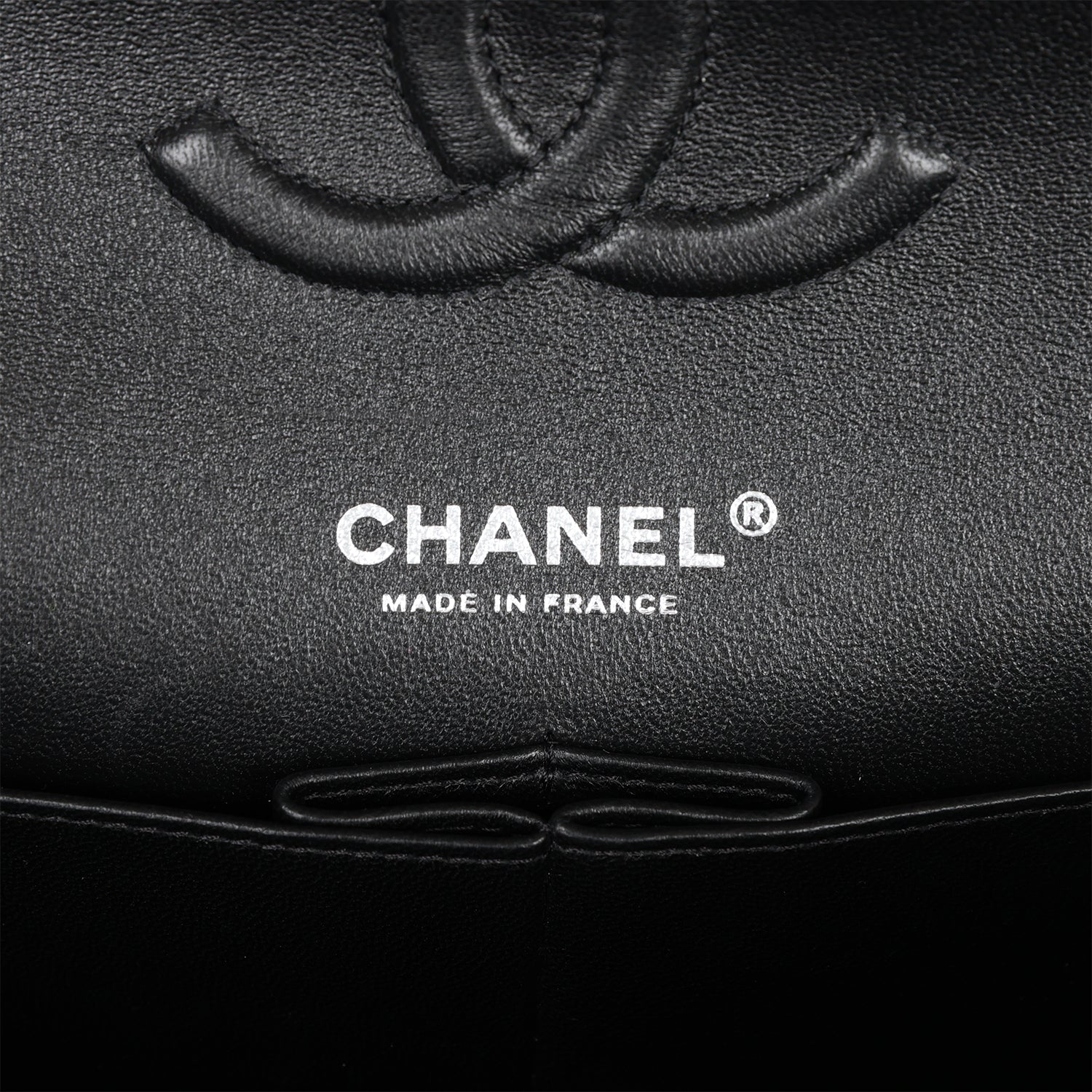 Chanel Medium Classic Double Flap Bag Black Velvet Ruthenium Hardware