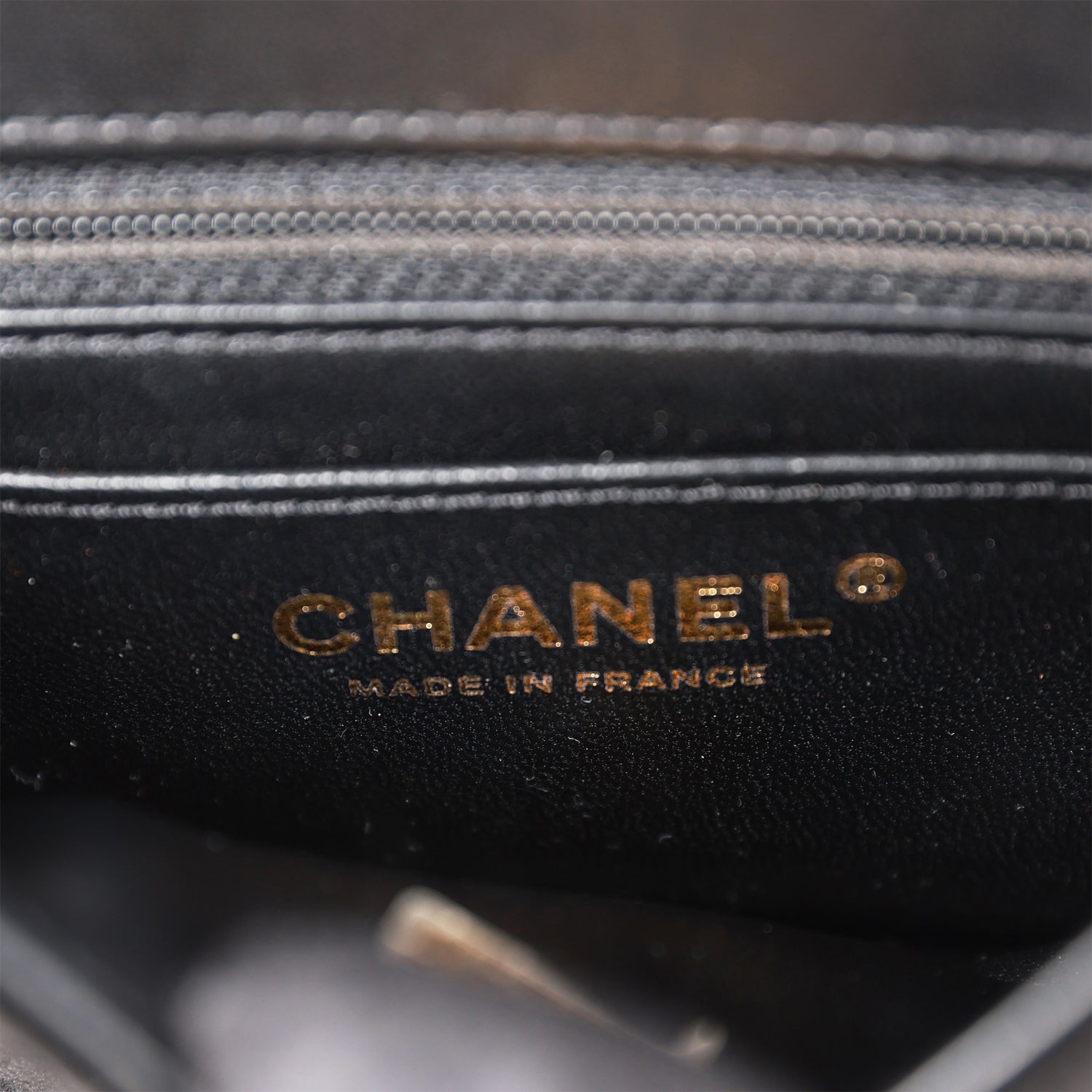 Chanel Mini Flap Bag Black Velvet Enamel and Gold Hardware