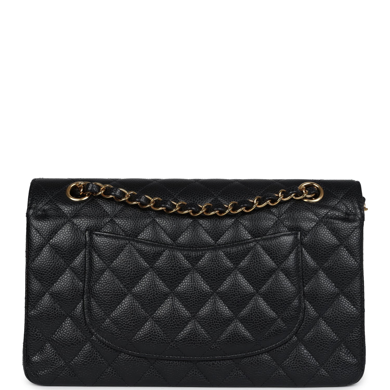 Chanel Medium Classic Double Flap Black Caviar Gold Hardware