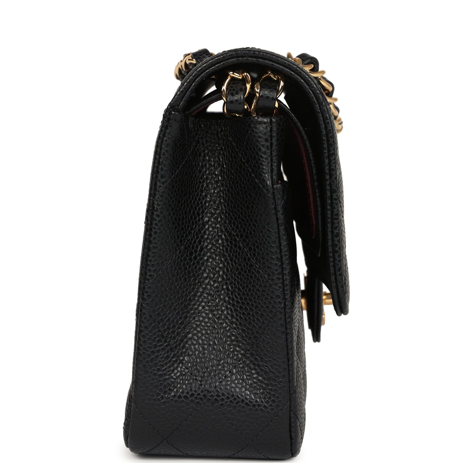 Chanel Medium Classic Double Flap Black Caviar Gold Hardware