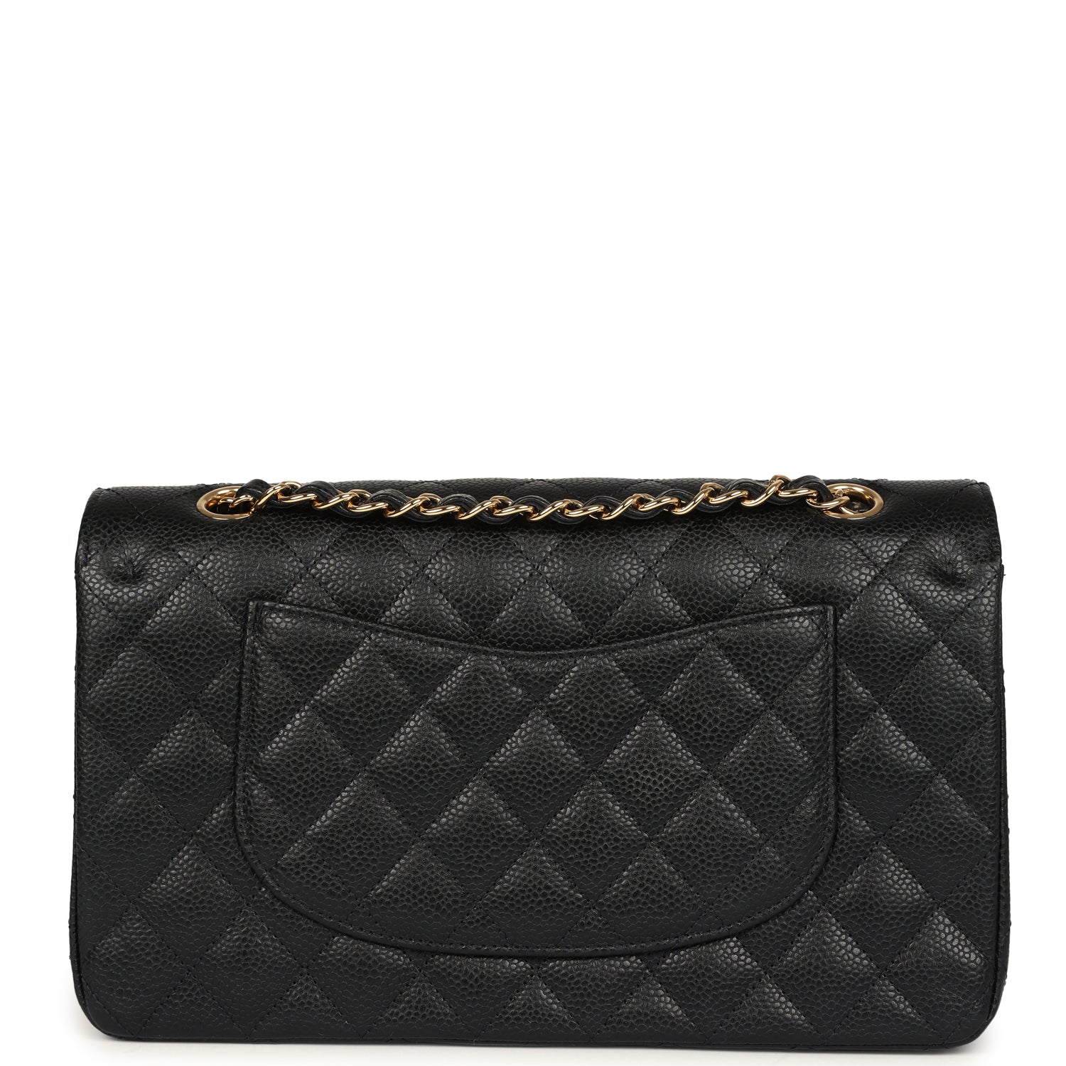 Chanel Medium Classic Double Flap Black Caviar Gold Hardware