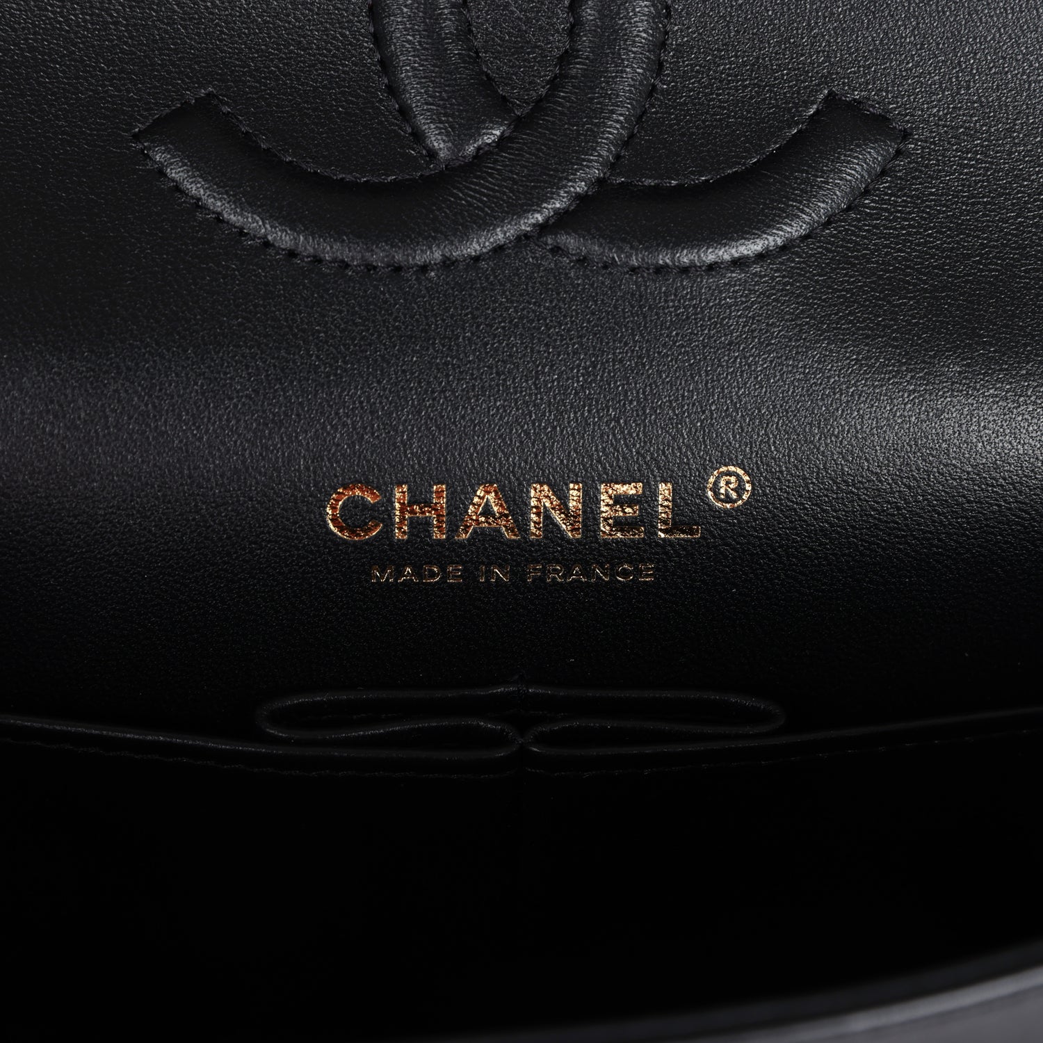 Chanel Medium Classic Double Flap Black Lambskin Rose Gold Hardware