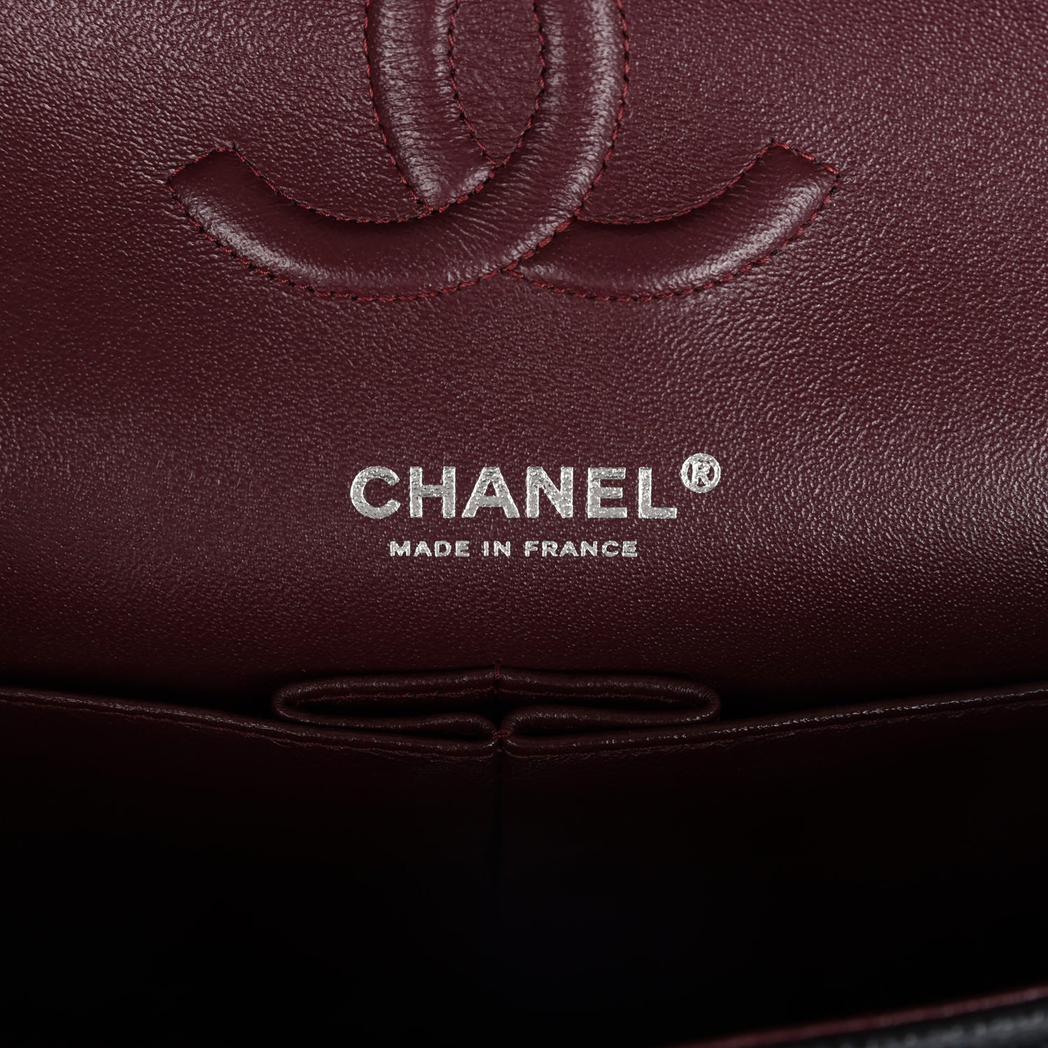 Chanel Medium Classic Double Flap Black Caviar Silver Hardware